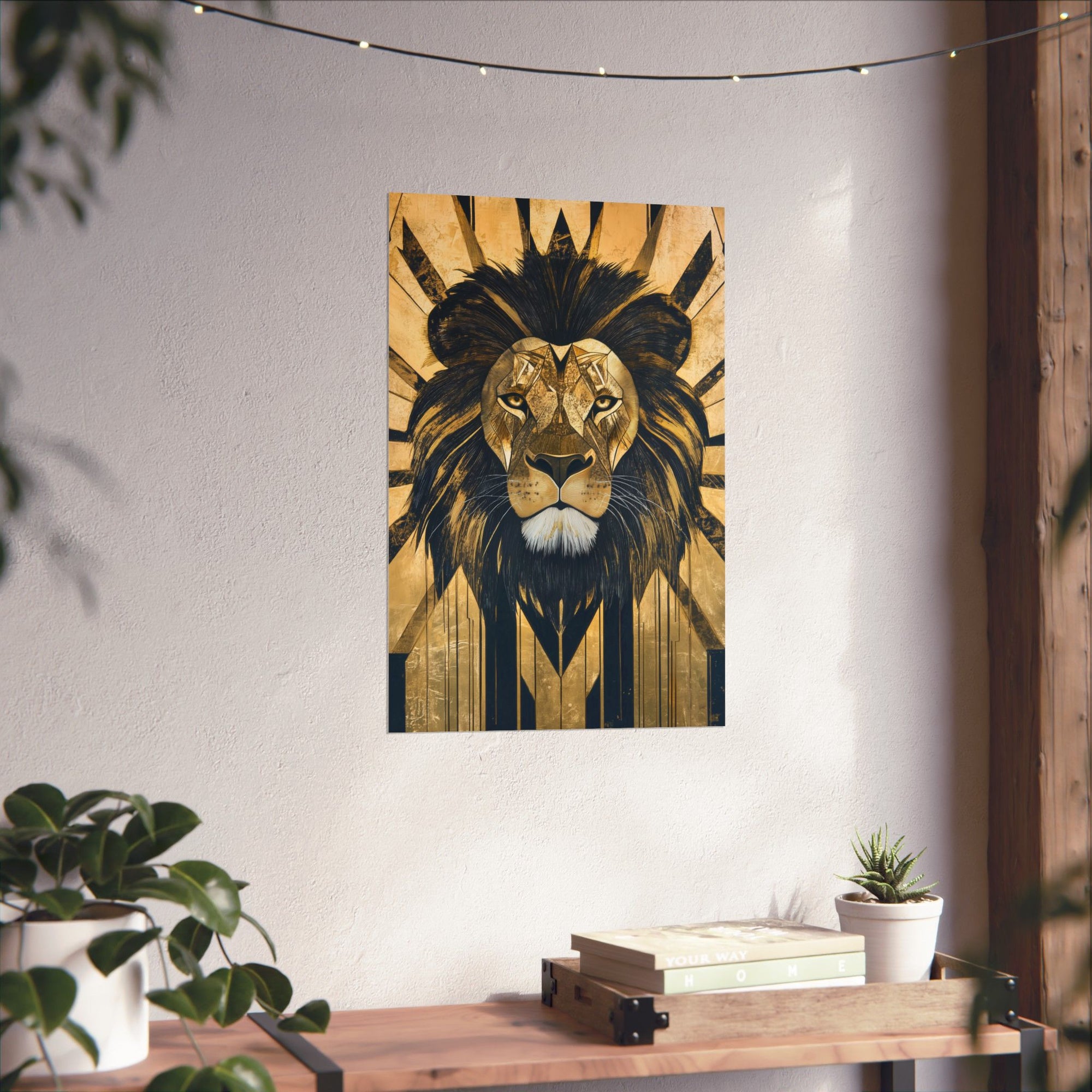 Gilded Lion Poster