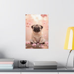 Zen Pug Poster