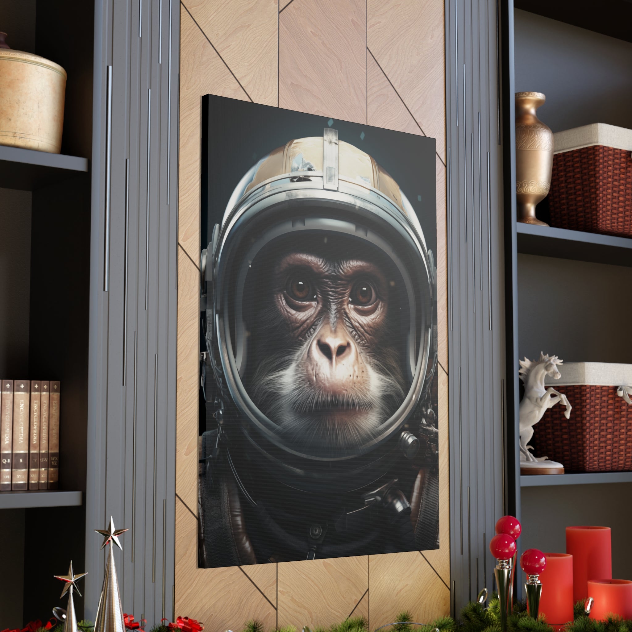 AstroMonkey Canvas Wall Art - SynthFrame