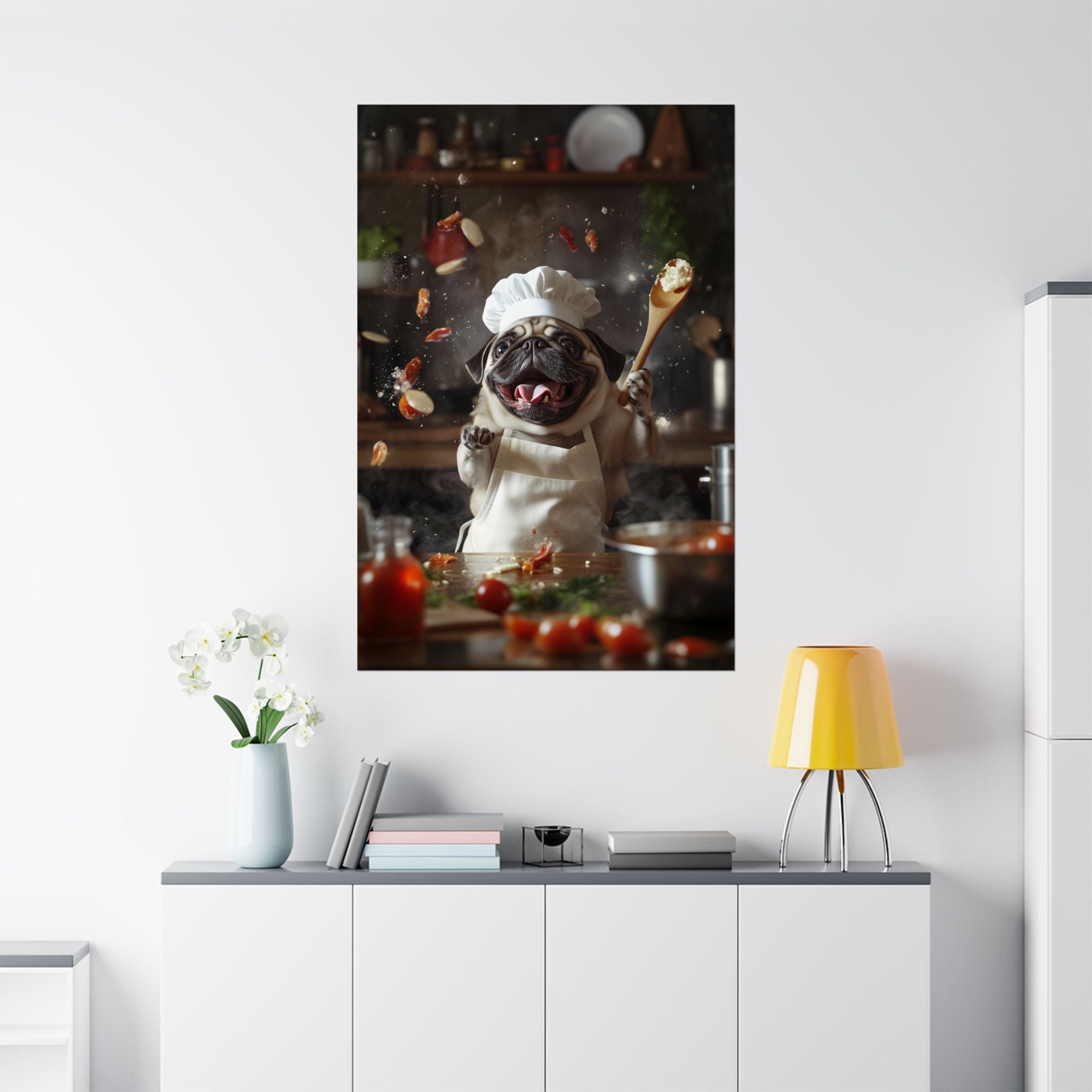 Chef Pug Poster