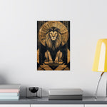 Gilded Lion Poster