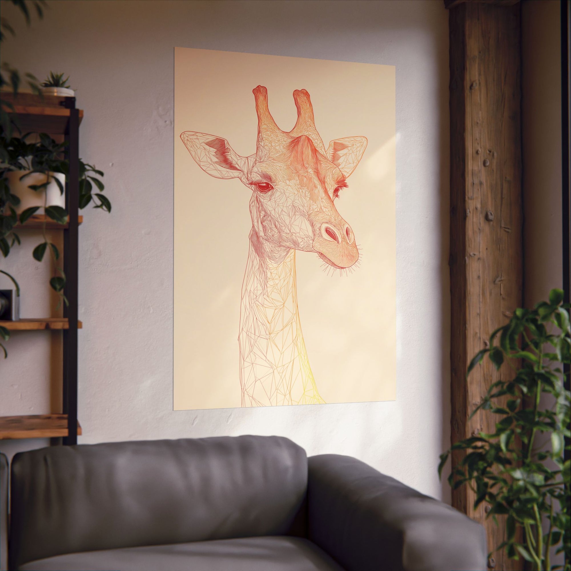 Essence of Giraffe Poster