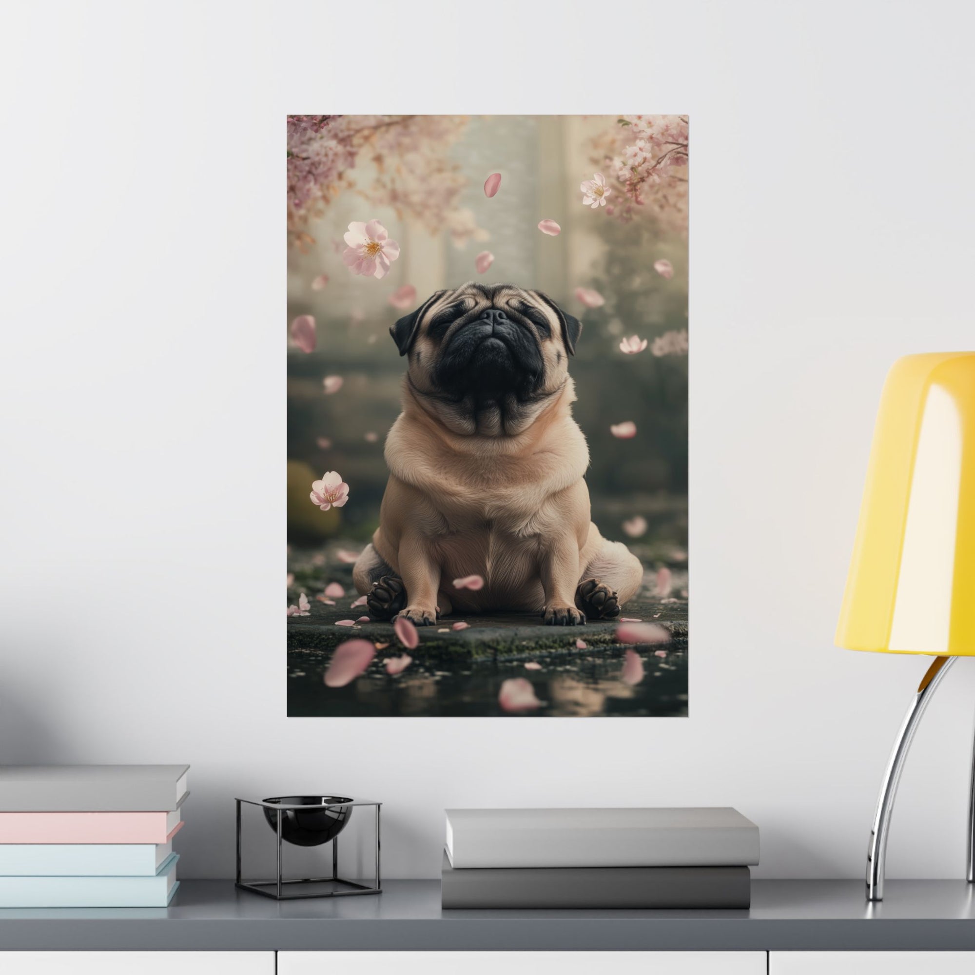 Zen Pug Poster