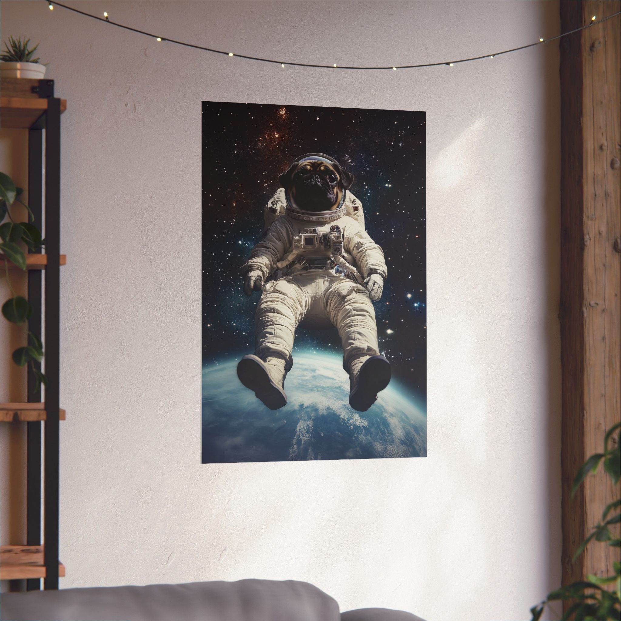 Cosmic Pug Poster