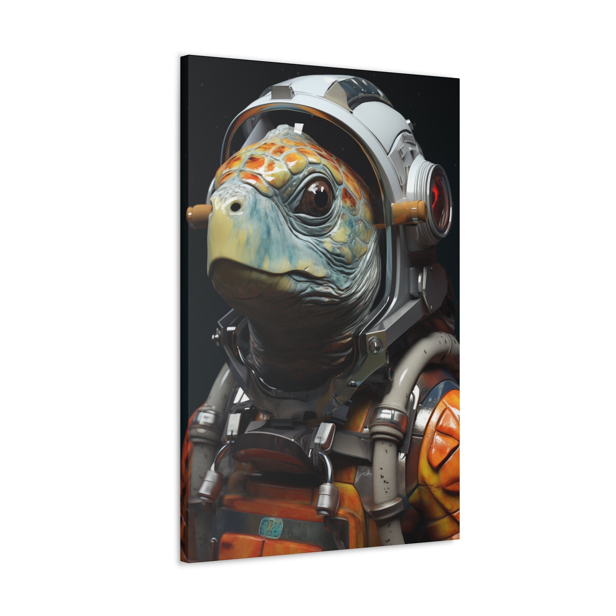 AstroTurtle 3 Canvas Wall Art - SynthFrame