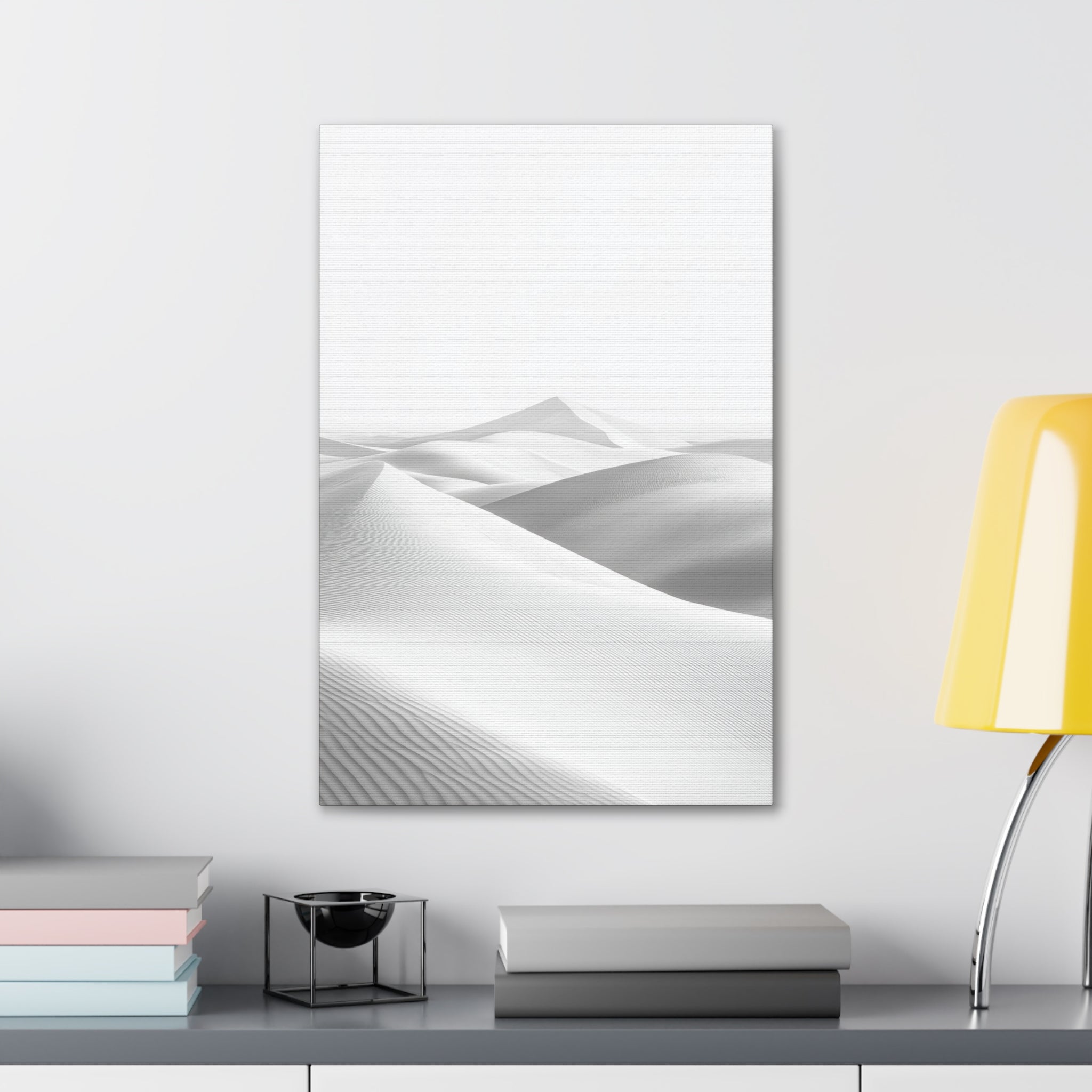 Minimalist Desert Dunes Canvas Wall Art - SynthFrame