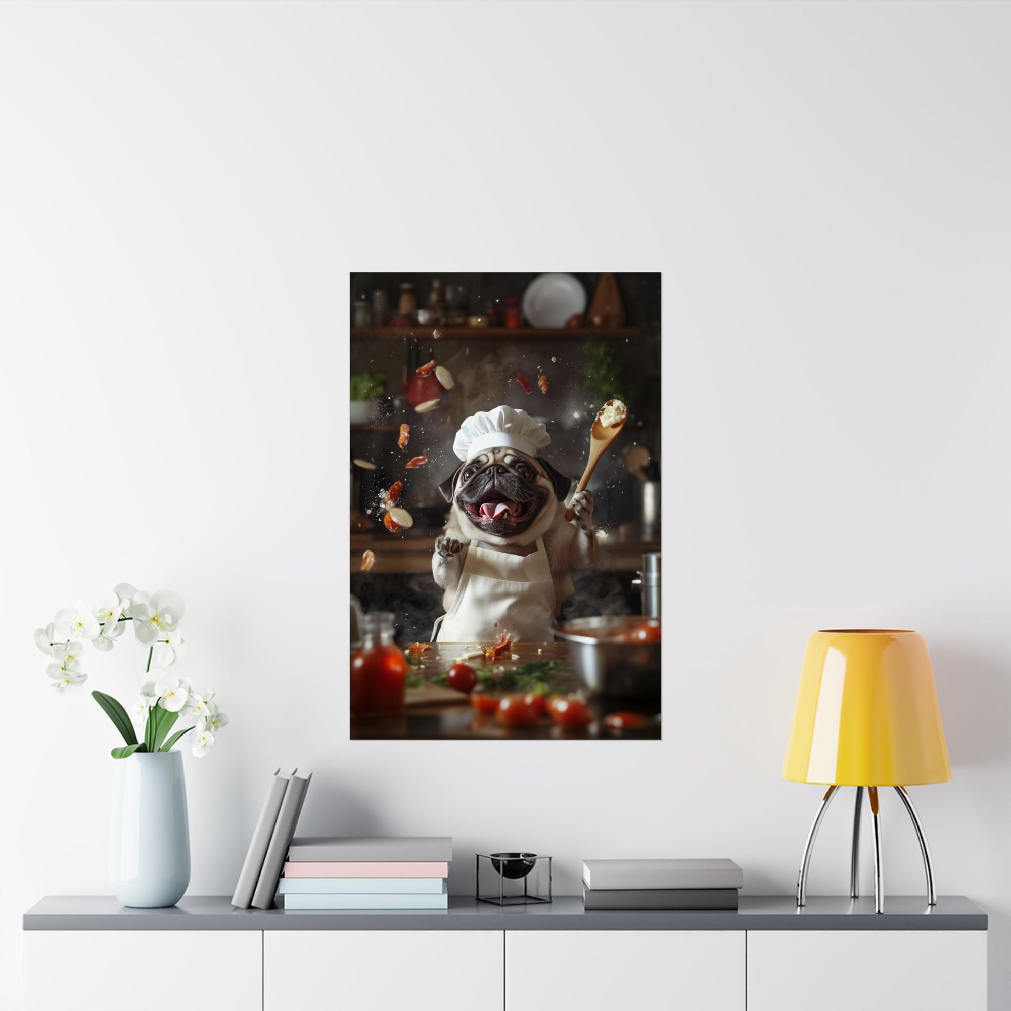 Chef Pug Poster