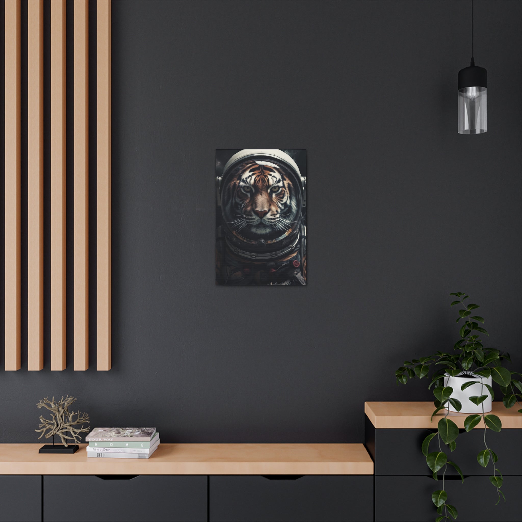 AstroTiger Canvas Wall Art - SynthFrame