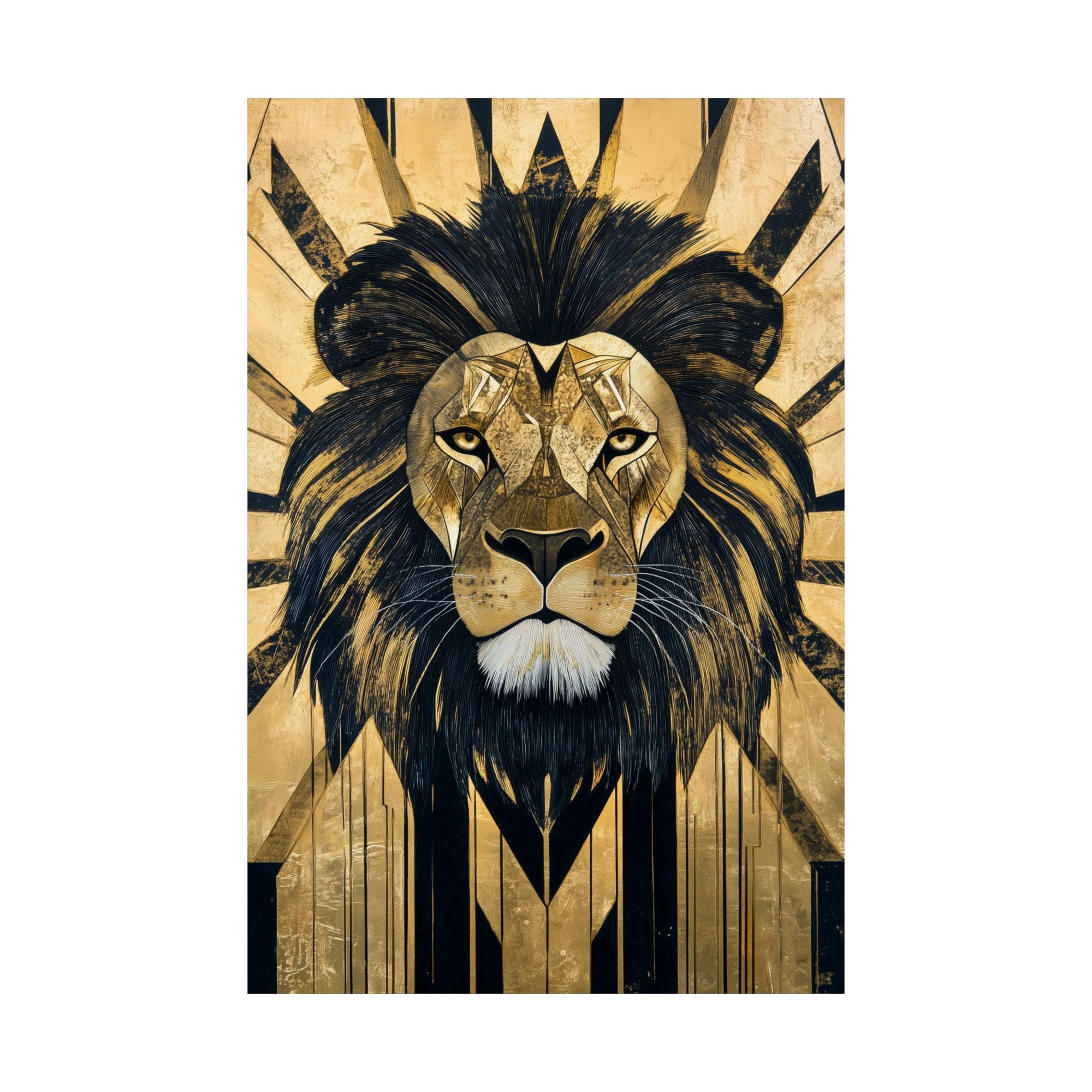 Gilded Lion Poster