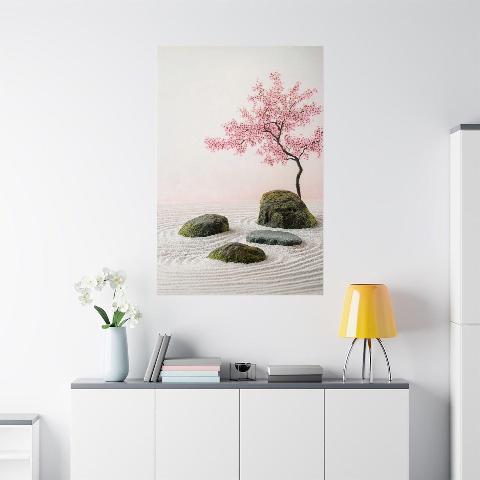 Zen Japanese Garden Poster Wall Art - SynthFrame