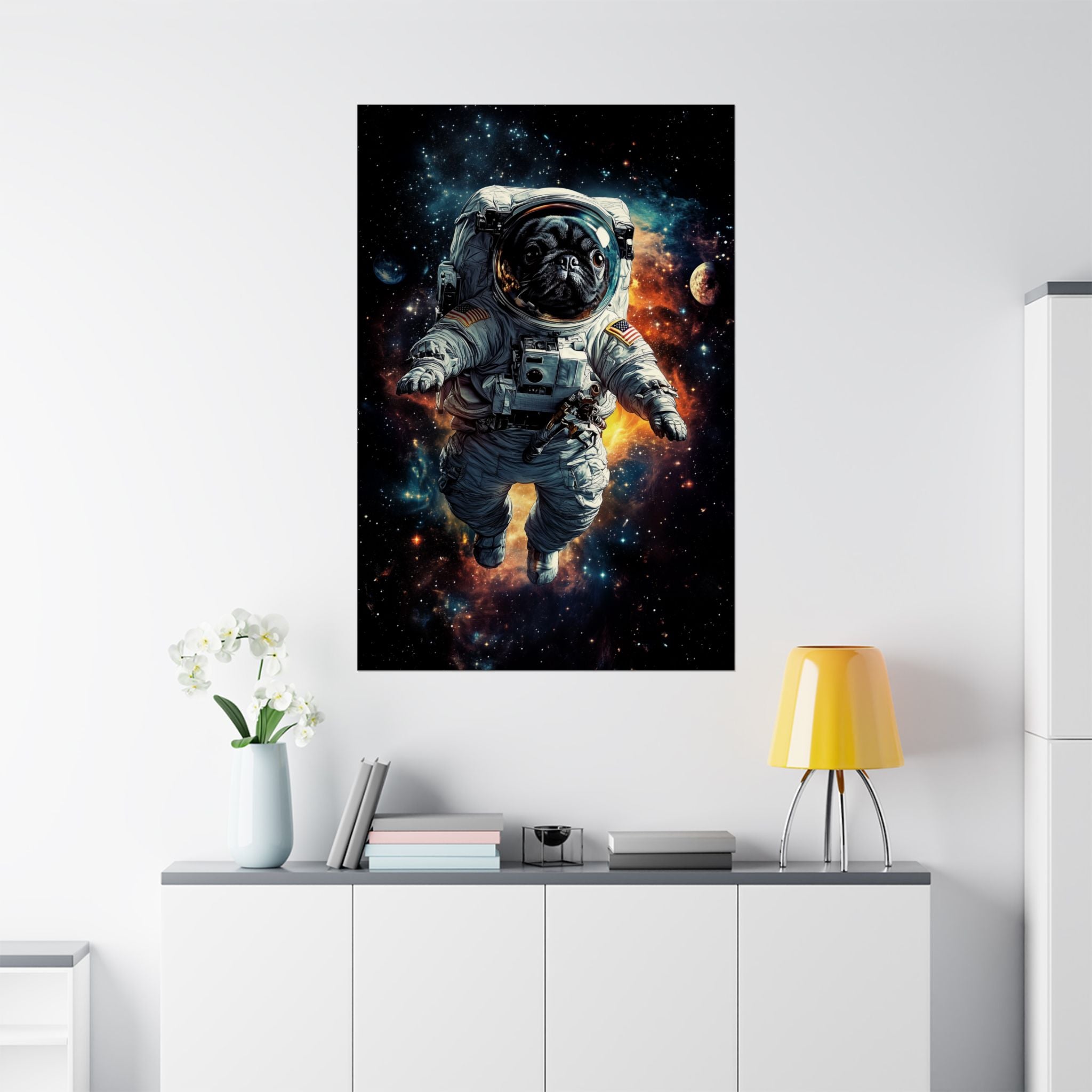 Cosmic Pug Poster