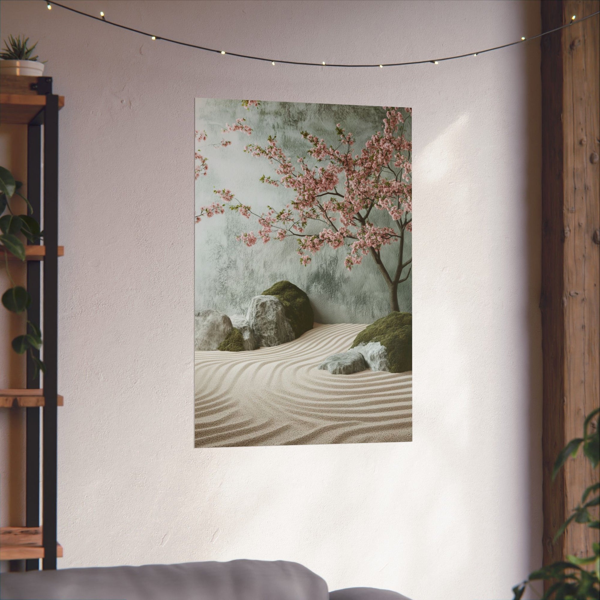 Zen Japanese Garden Poster Wall Art - SynthFrame