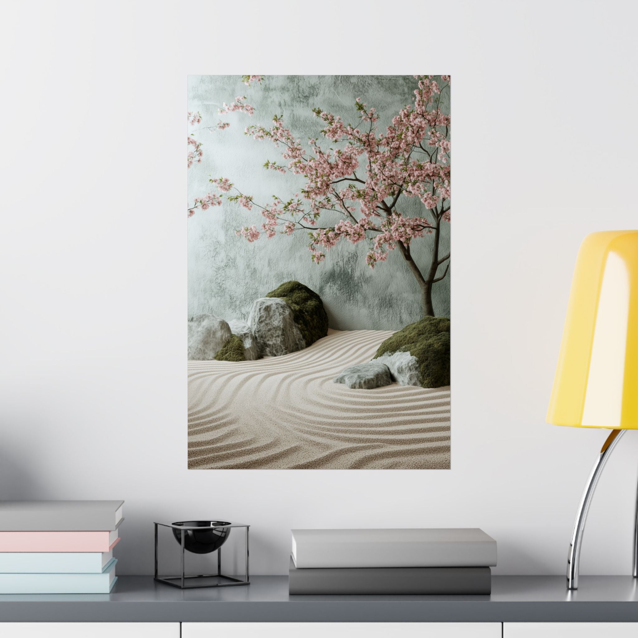 Zen Japanese Garden Poster Wall Art - SynthFrame