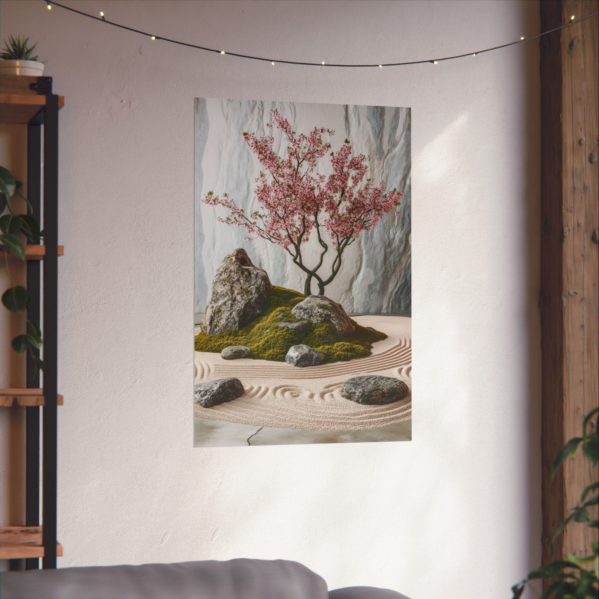 Zen Japanese Garden Poster Wall Art - SynthFrame