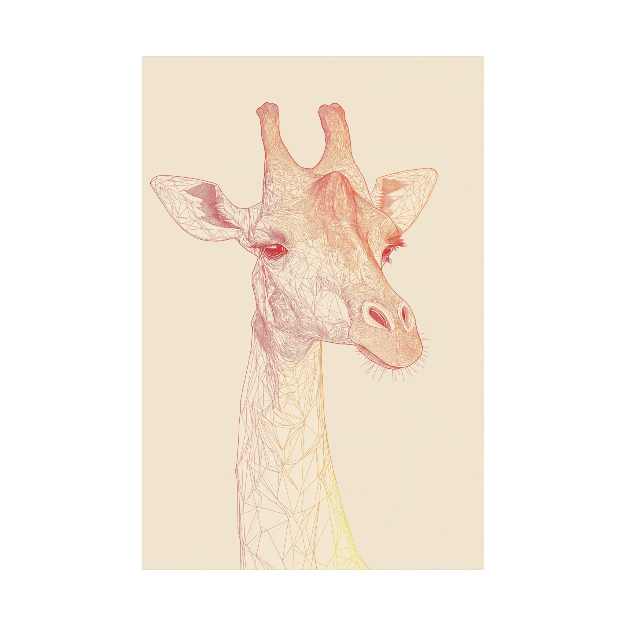 Essence of Giraffe Poster