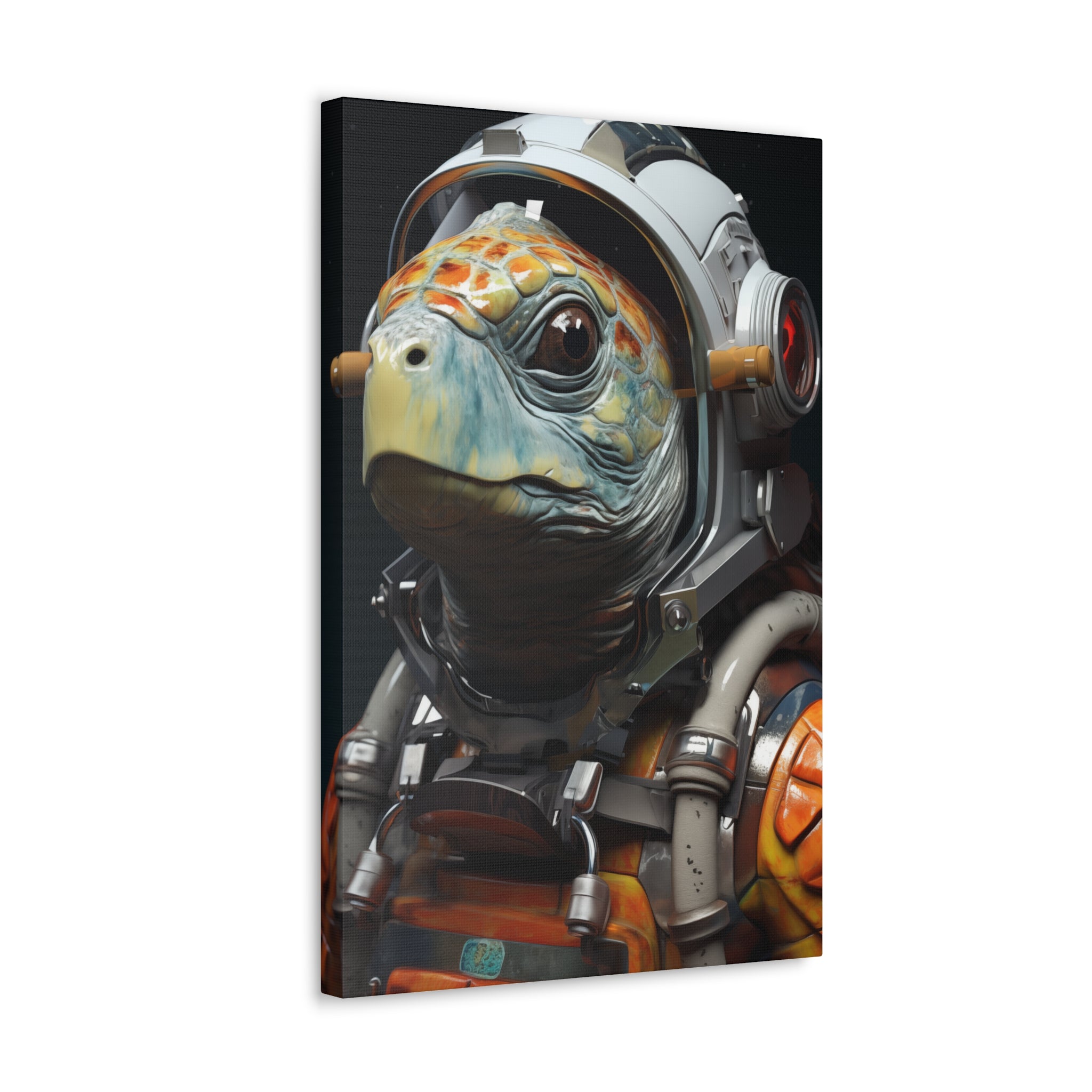 AstroTurtle 3 Canvas Wall Art - SynthFrame