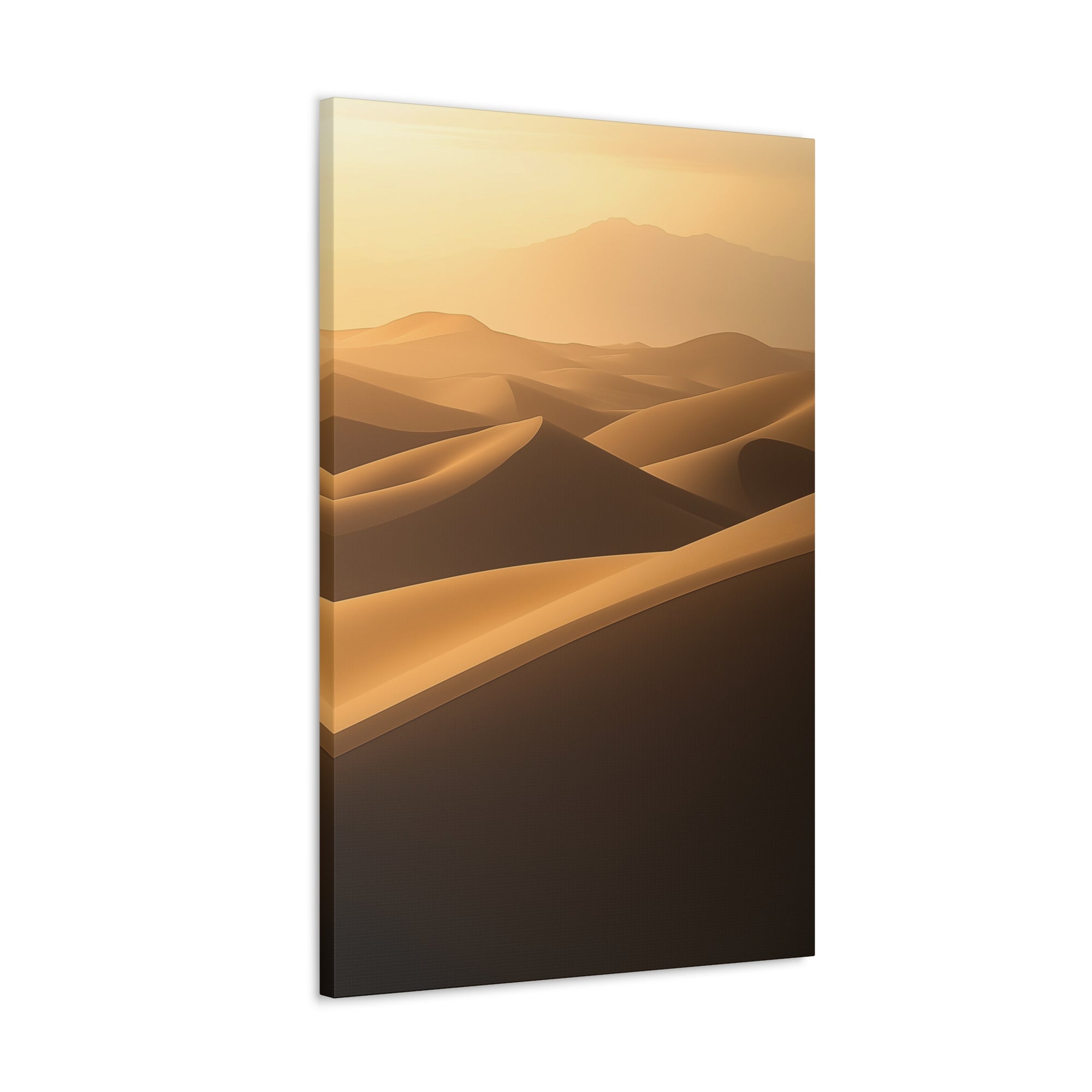 Minimalist Desert Dunes Canvas Wall Art - SynthFrame