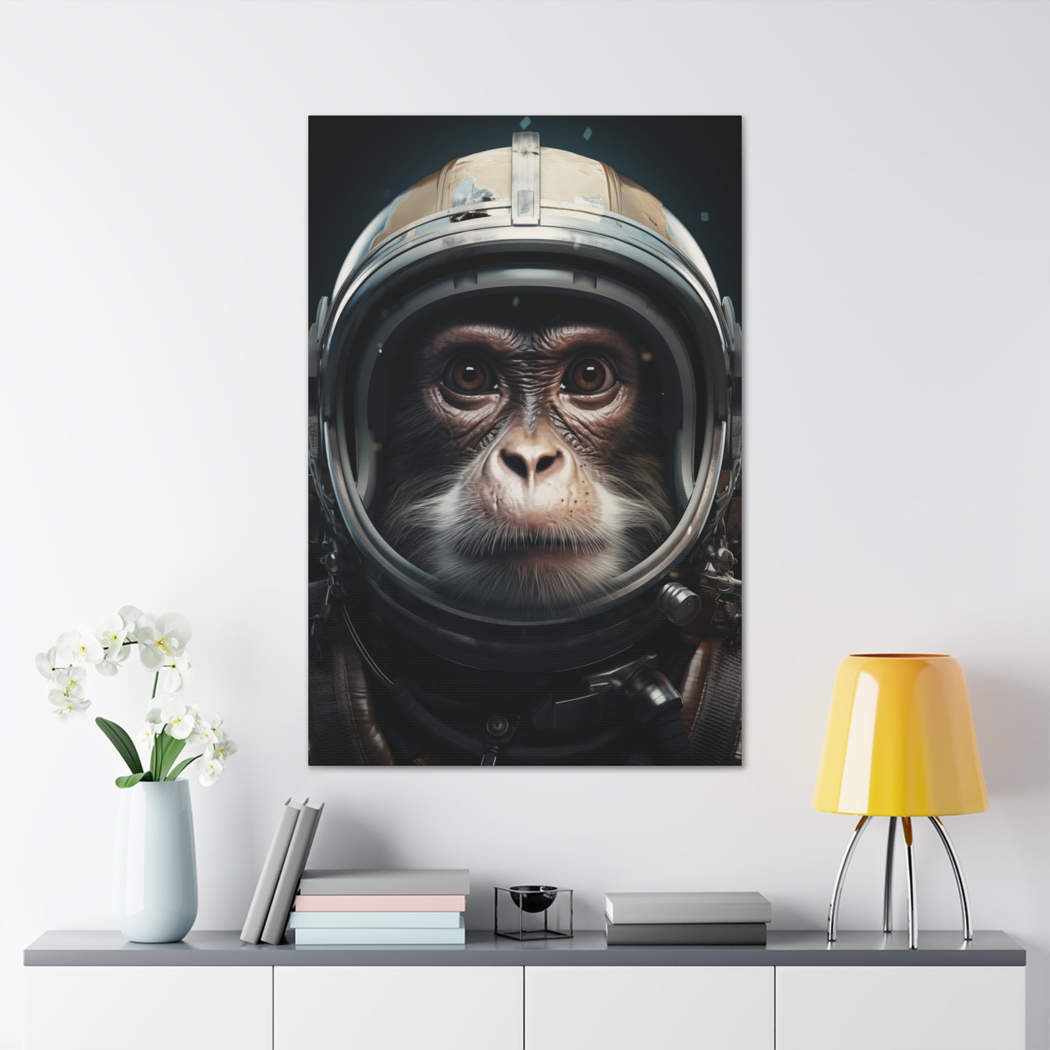 AstroMonkey Canvas Wall Art - SynthFrame