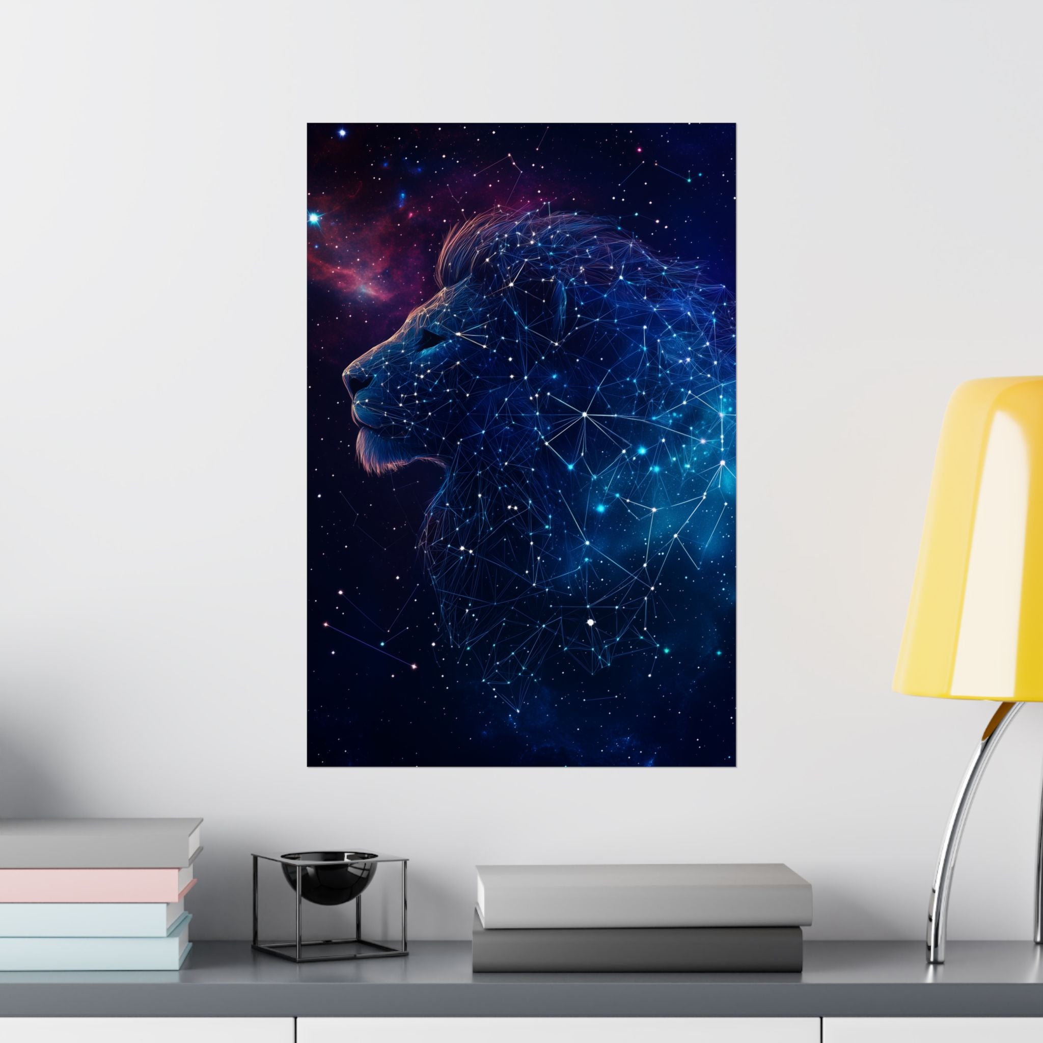 Constellation Lion Poster