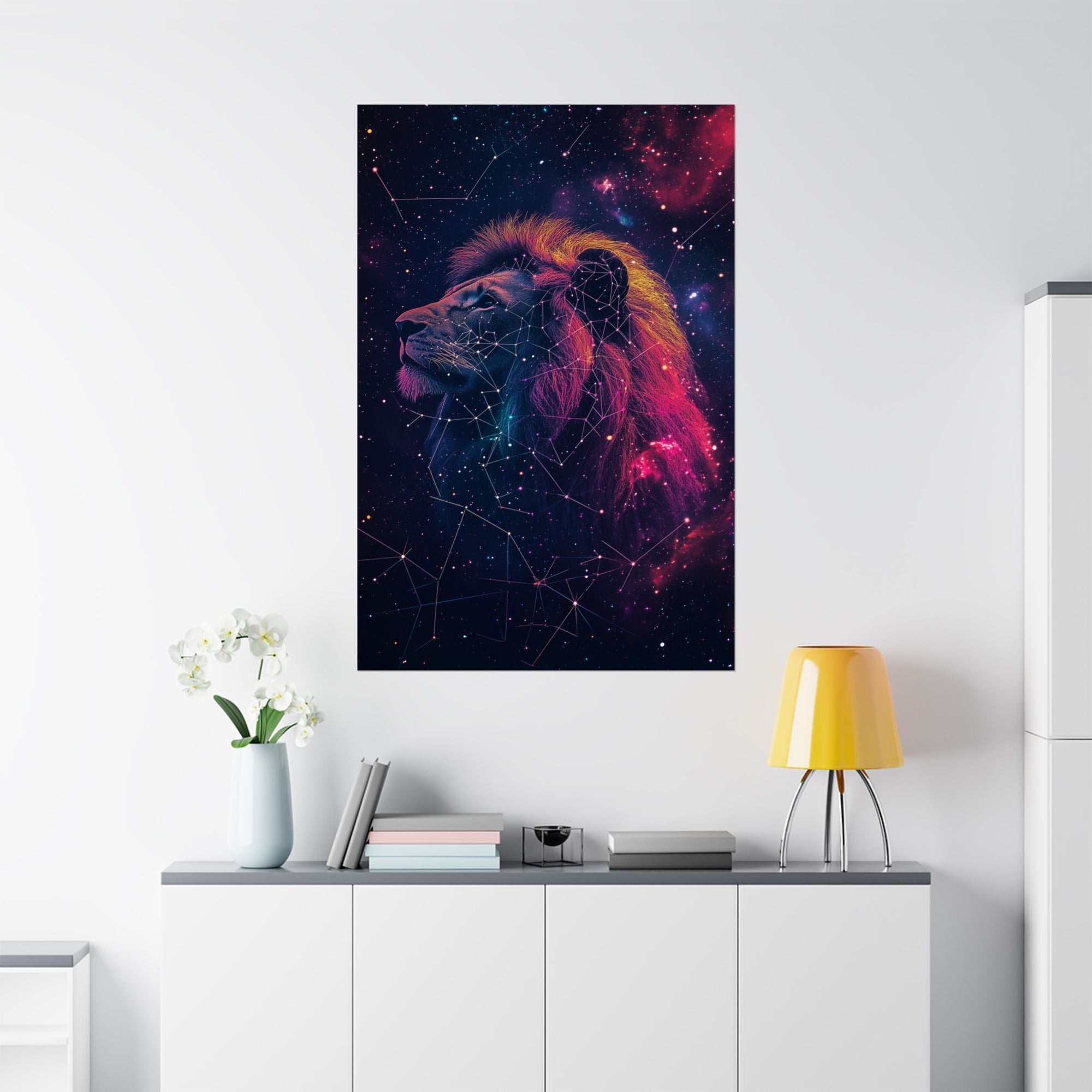 Constellation Lion Poster