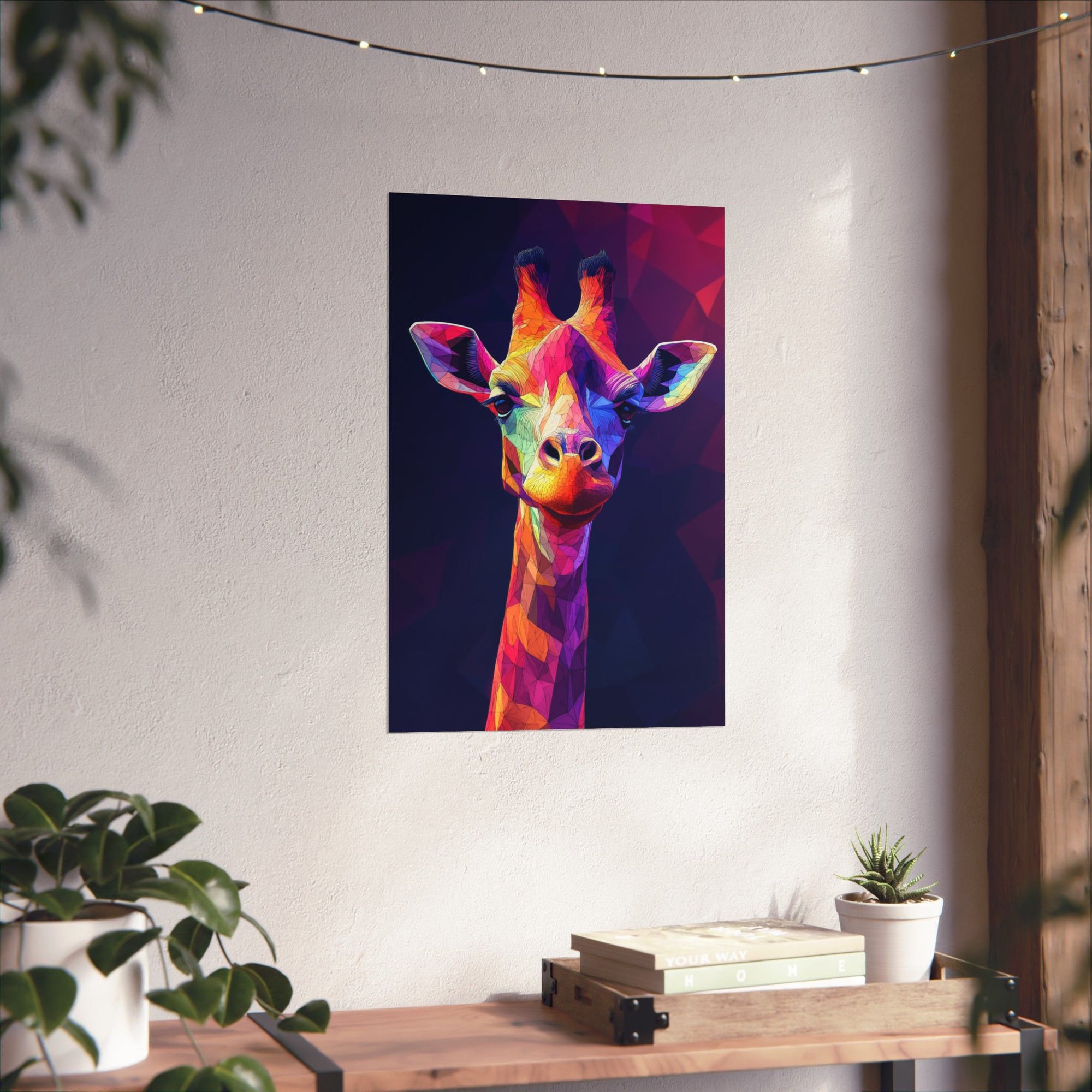 Crystalline Giraffe Poster