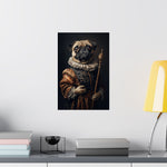 Renaissance Pug Poster