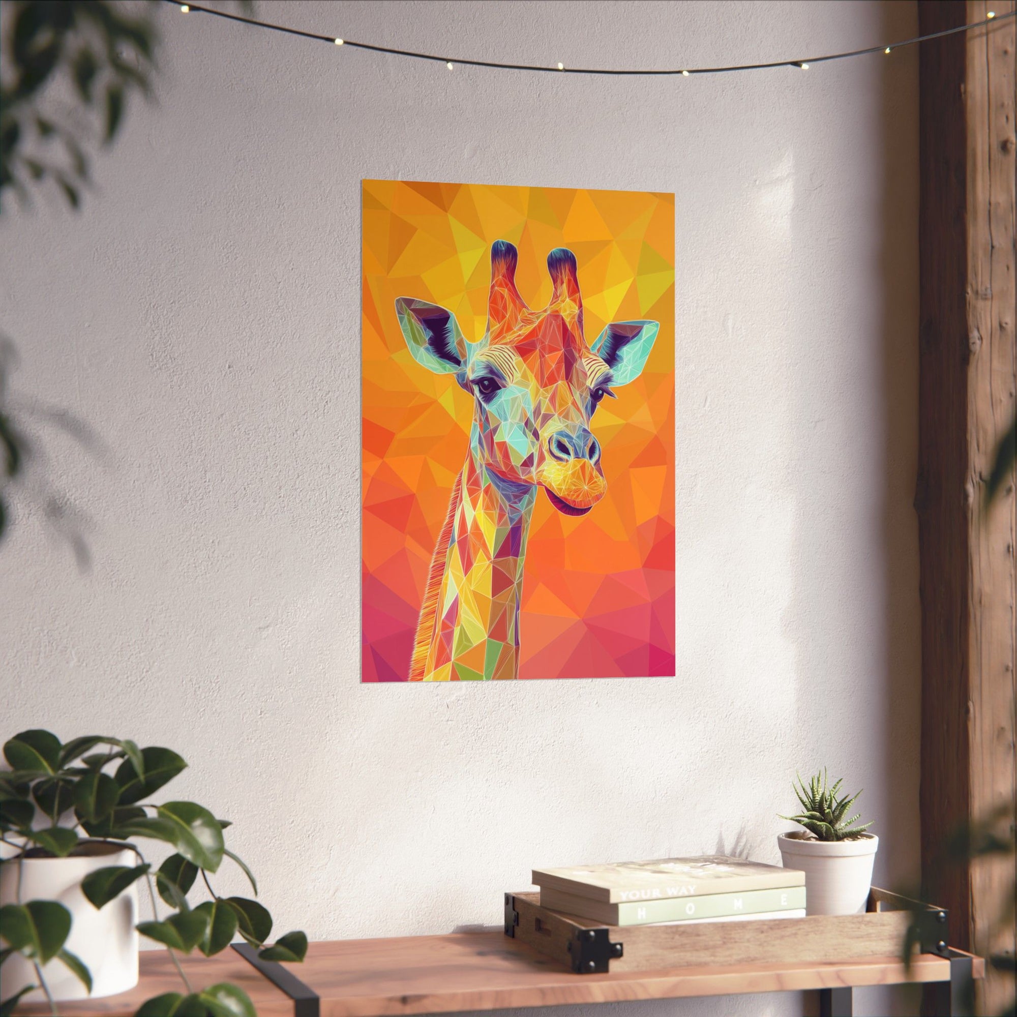 Crystalline Giraffe Poster