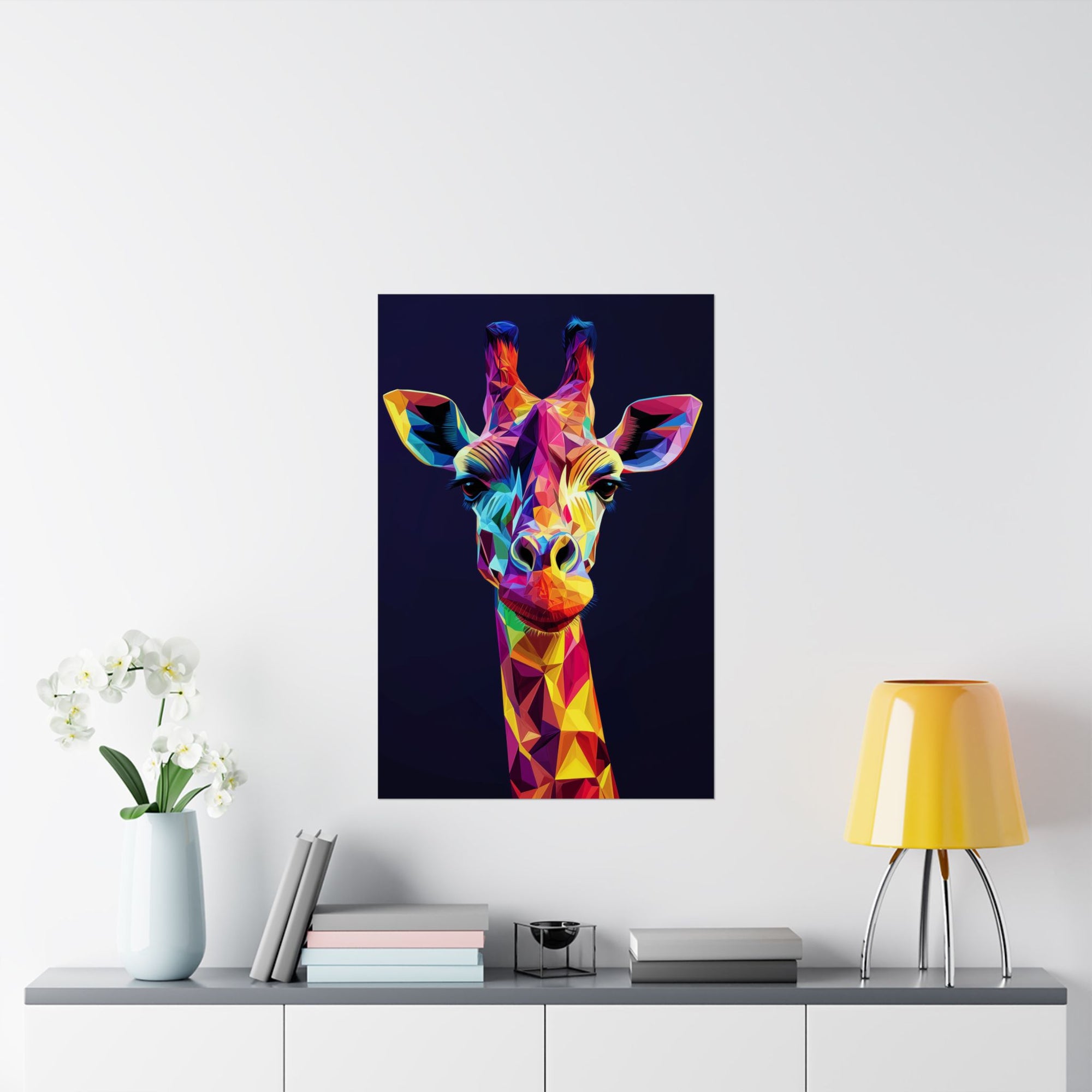 Crystalline Giraffe Poster