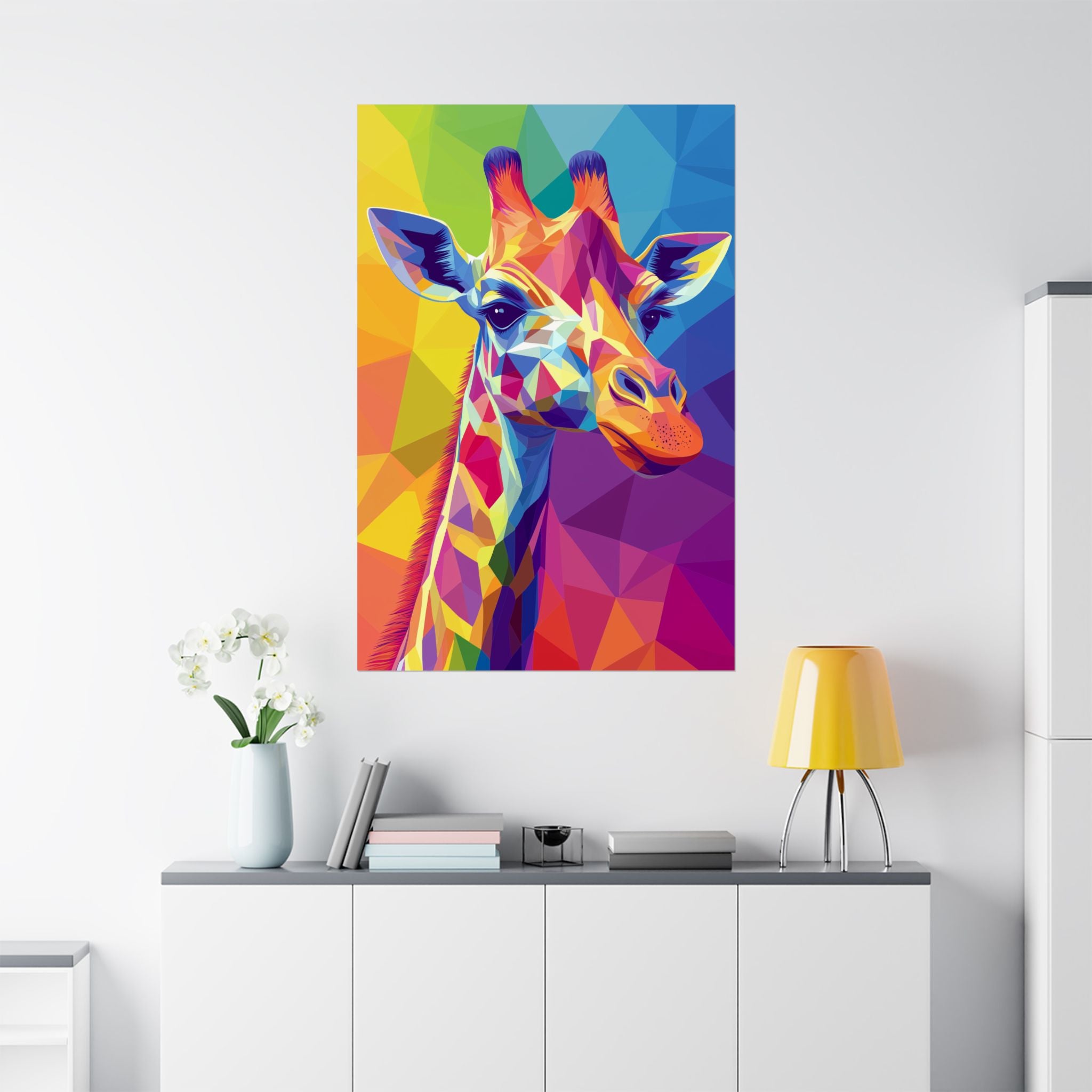 Crystalline Giraffe Poster