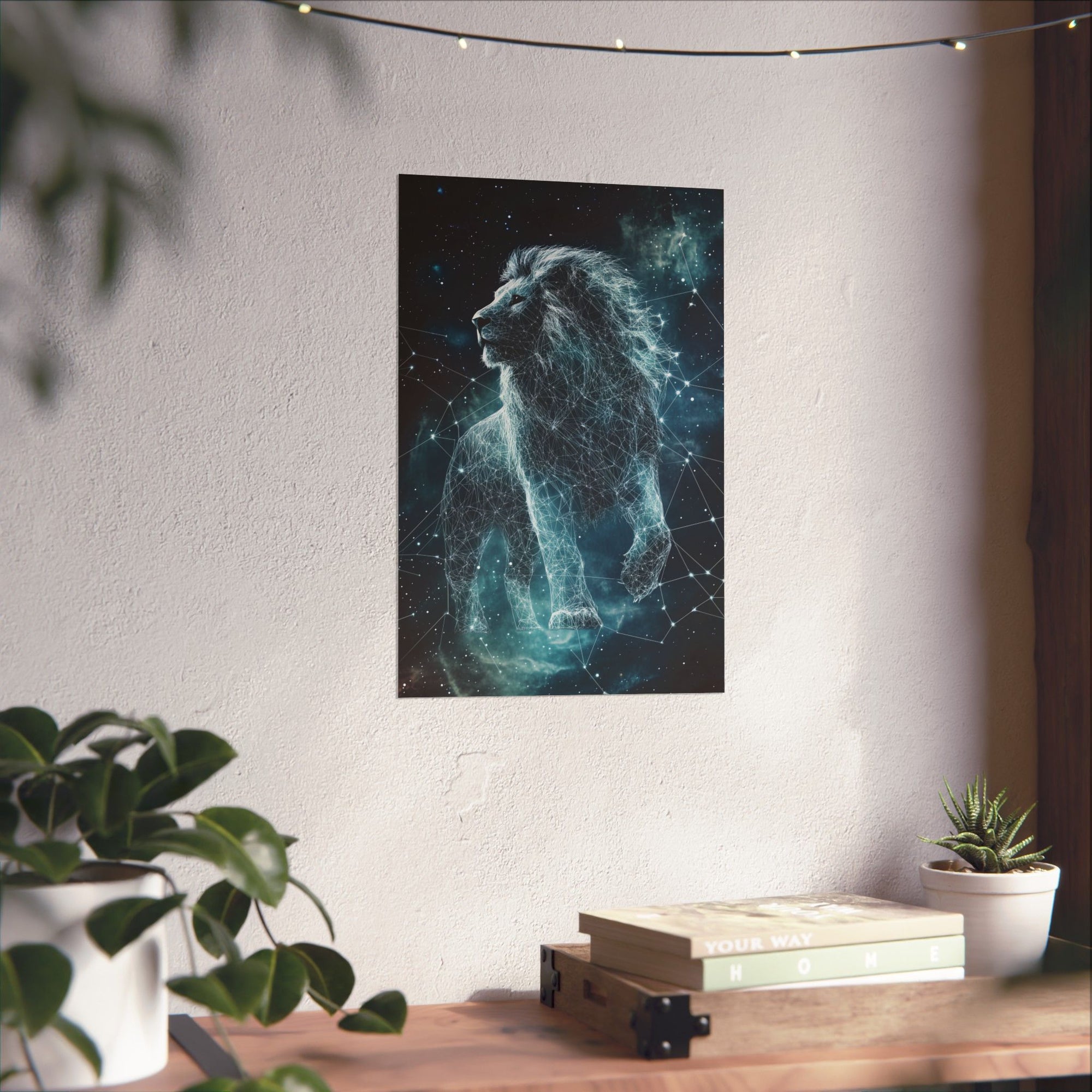 Constellation Lion Poster