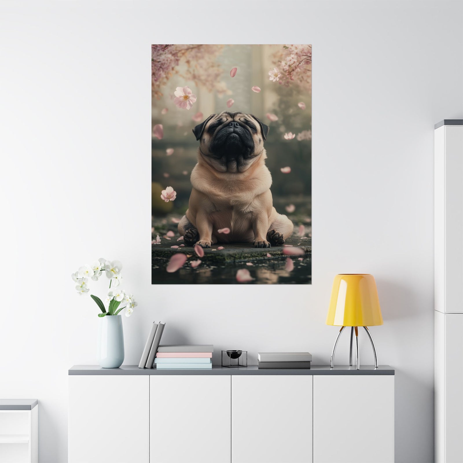 Zen Pug Poster