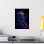 Constellation Giraffe Poster