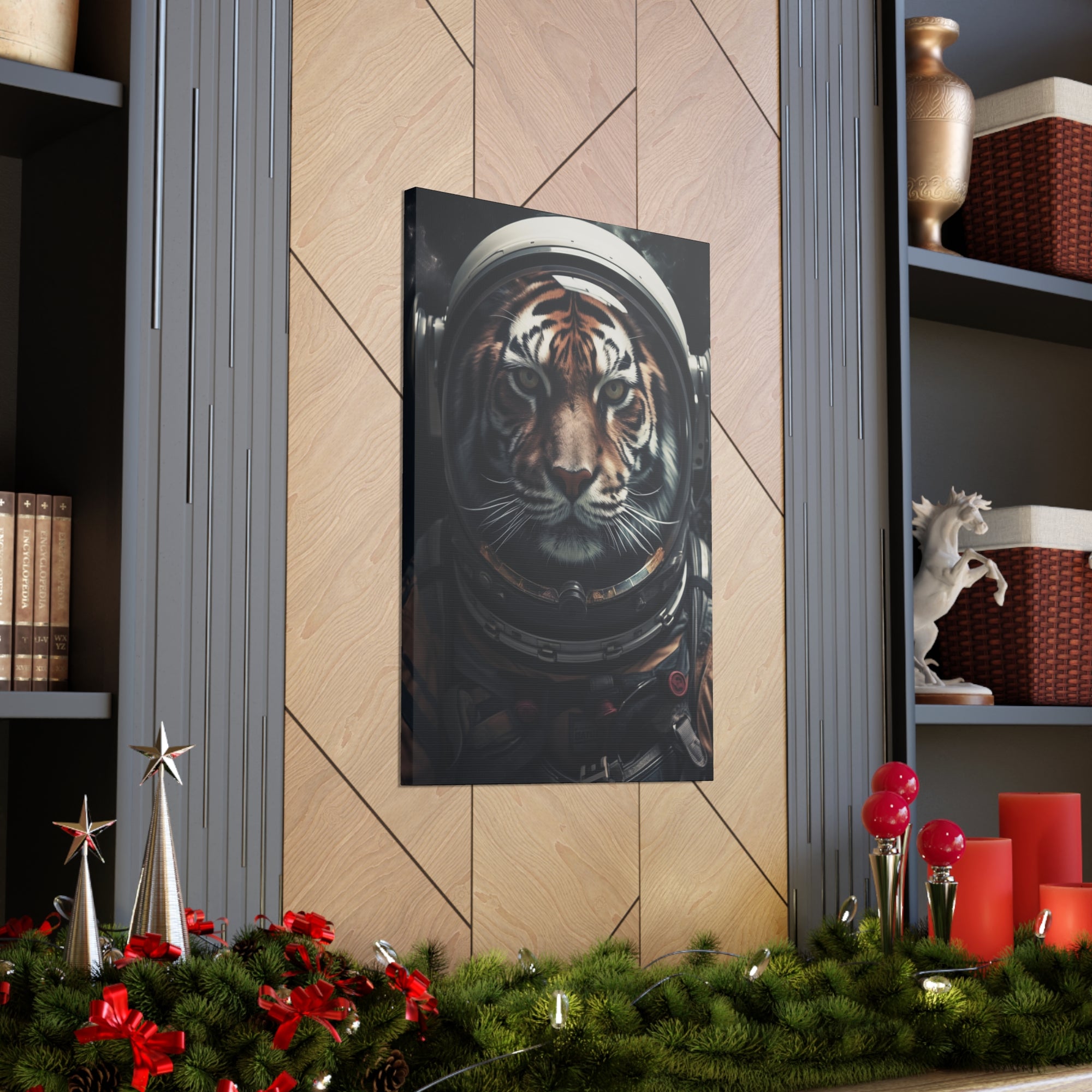 AstroTiger Canvas Wall Art - SynthFrame