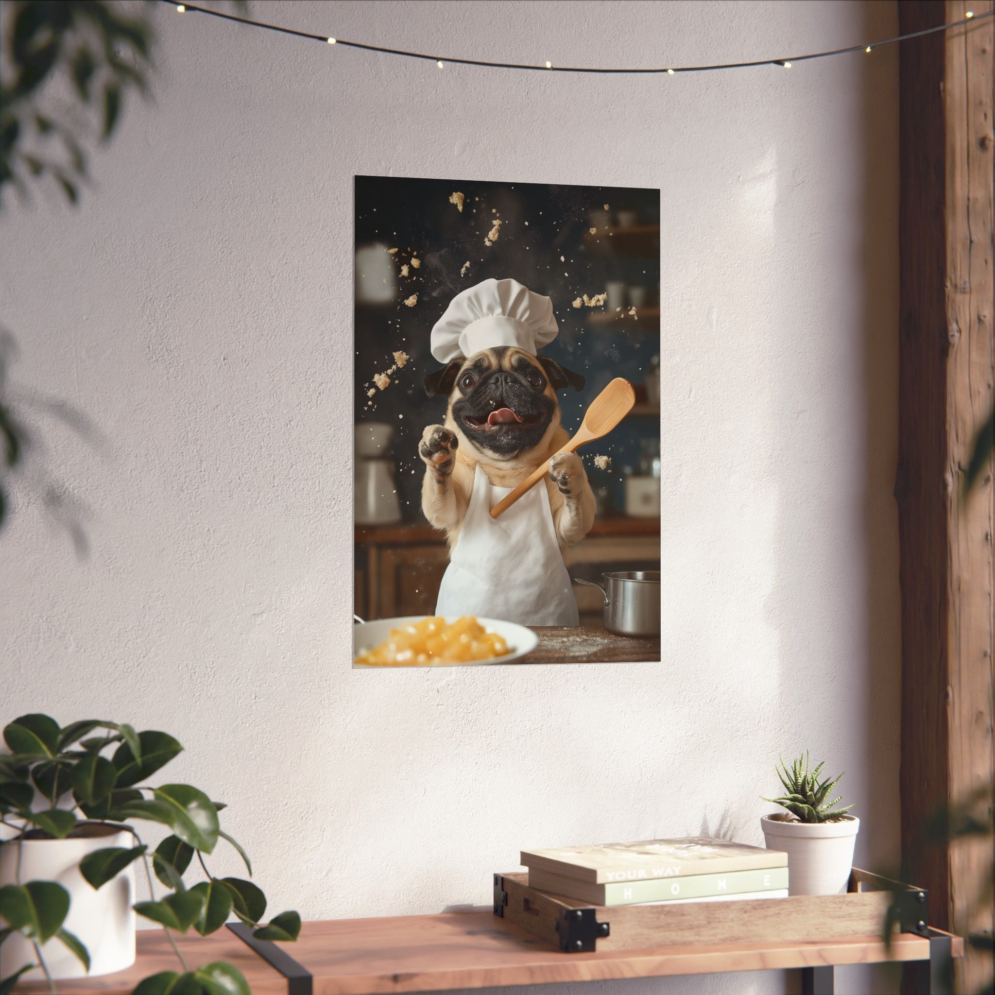 Chef Pug Poster