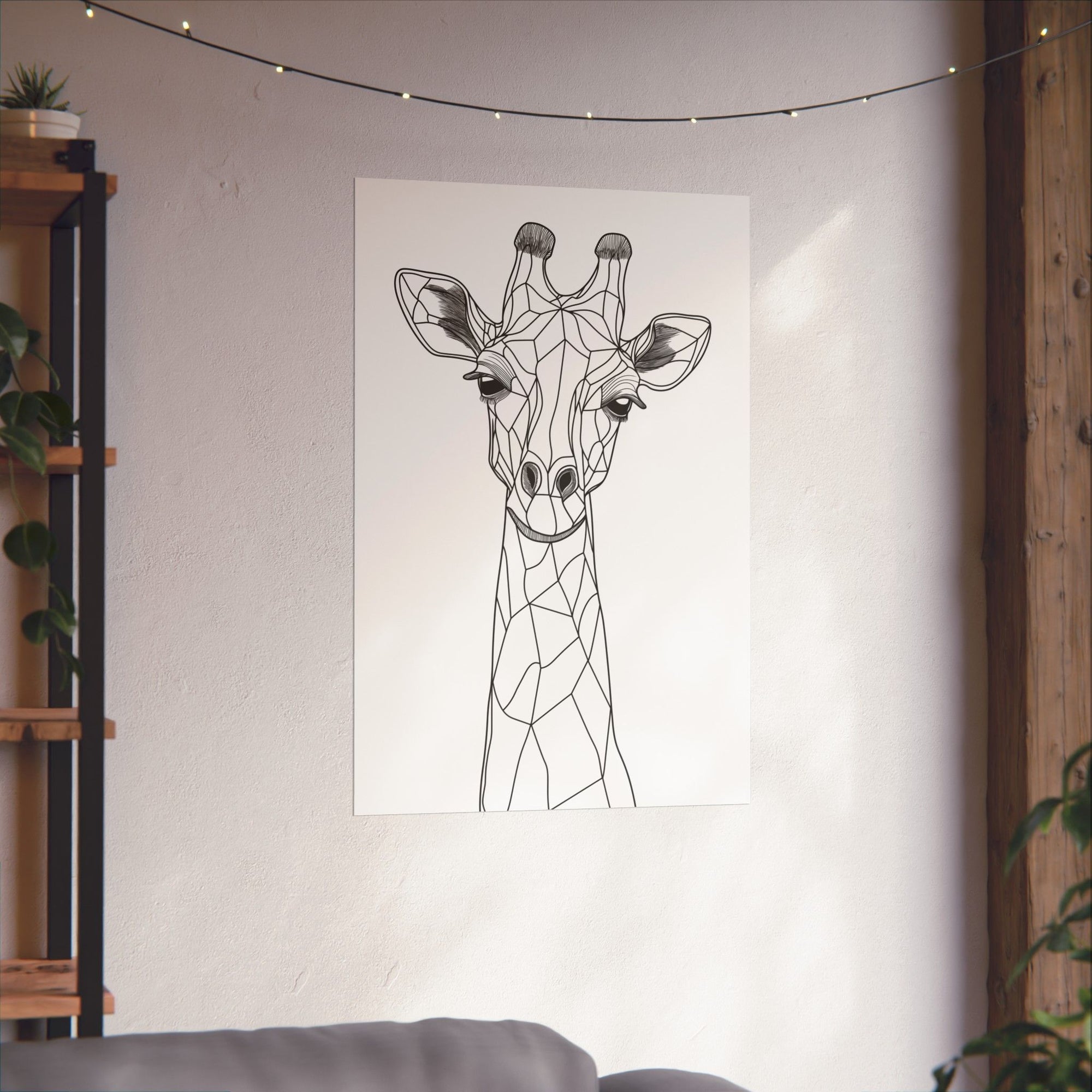 Essence of Giraffe Poster