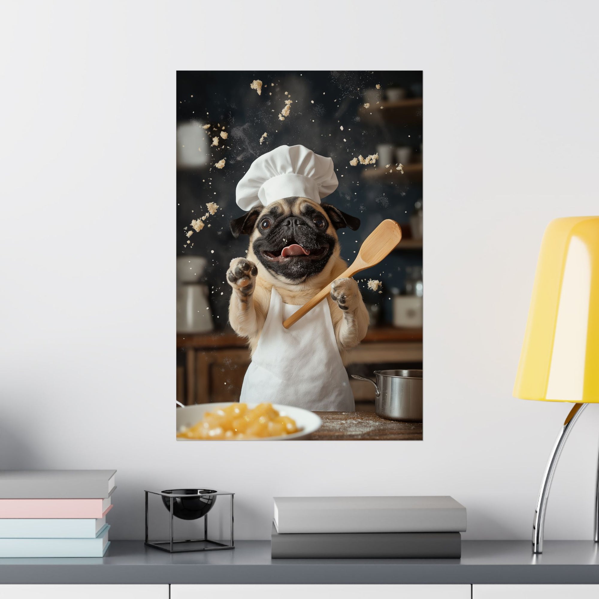 Chef Pug Poster