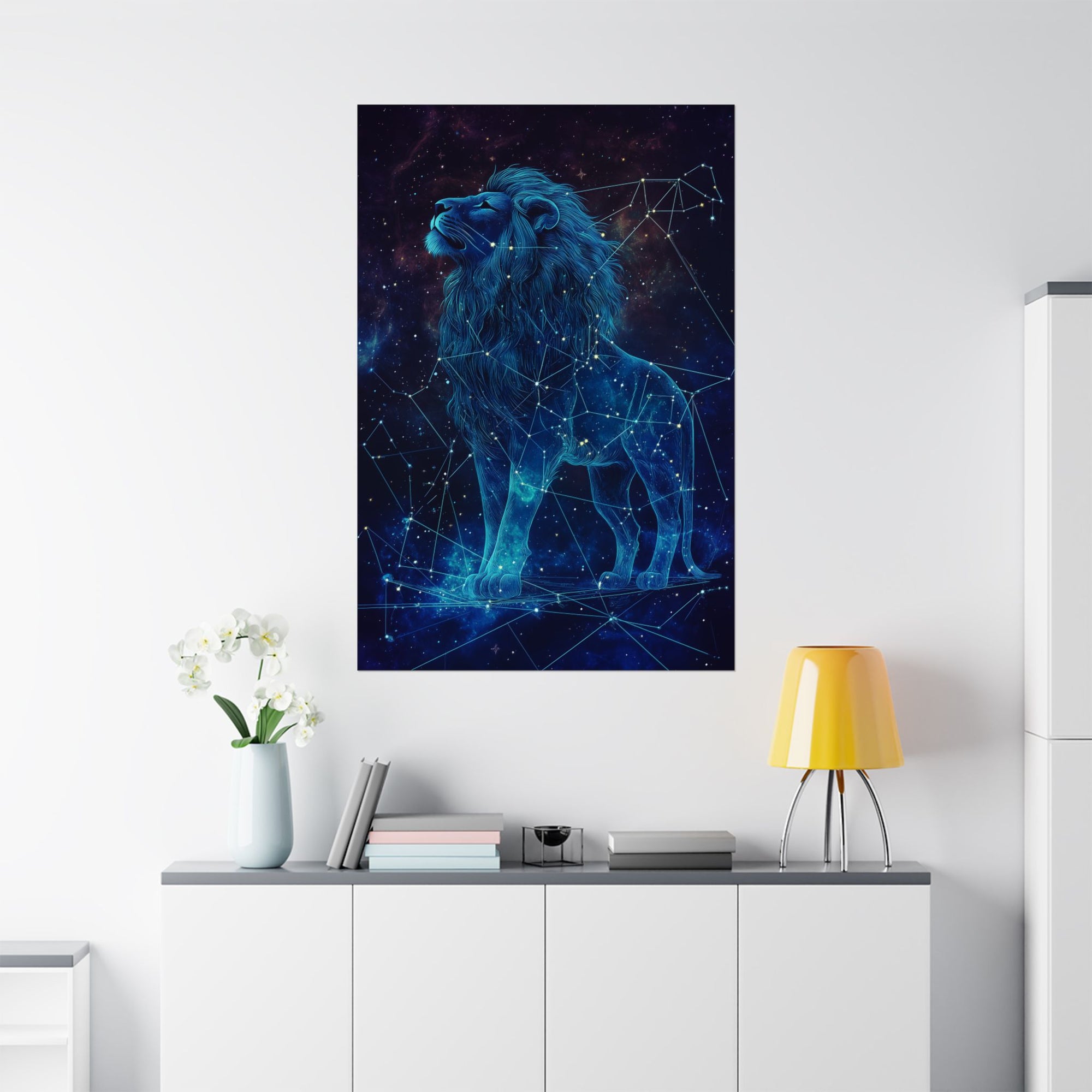 Constellation Lion Poster