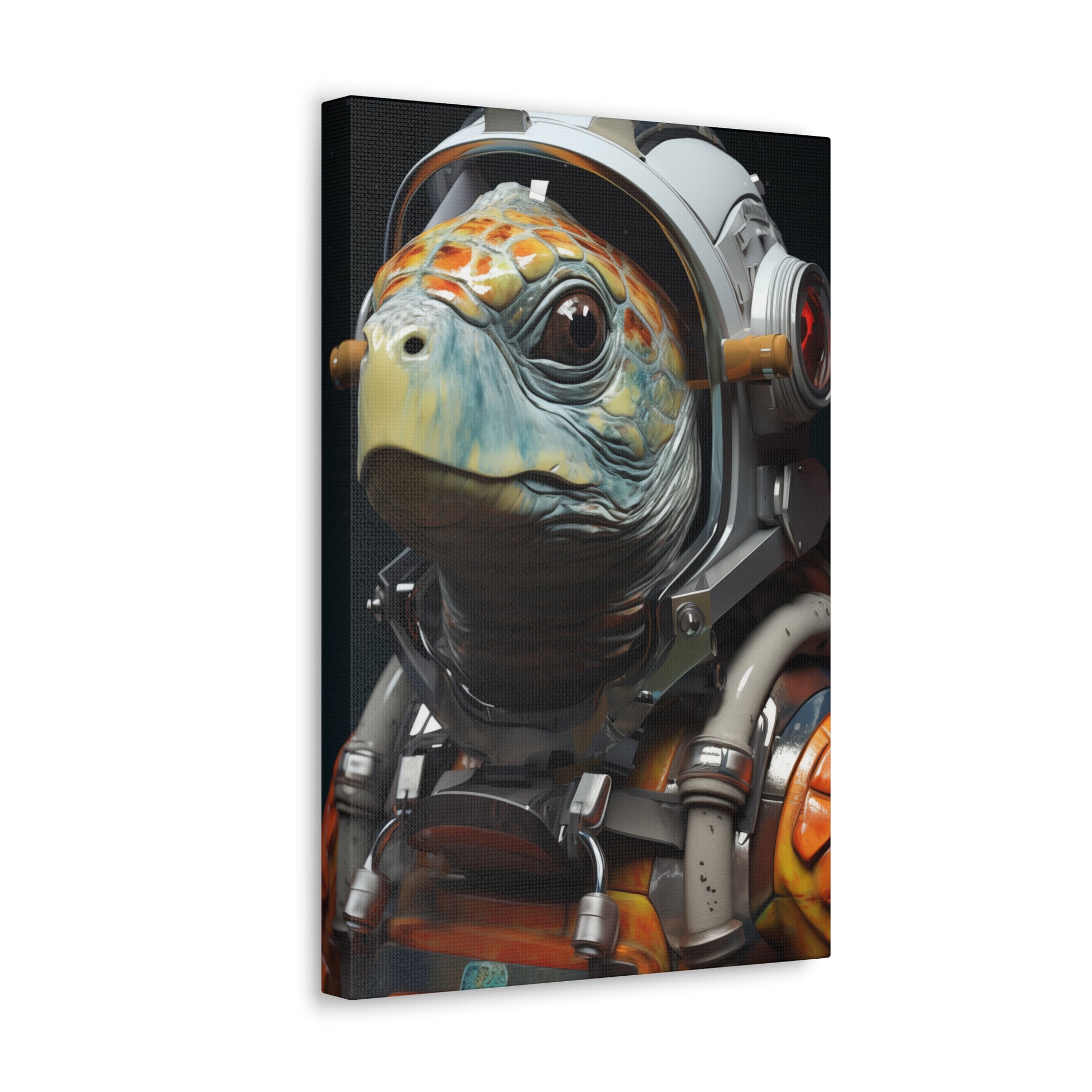 AstroTurtle 3 Canvas Wall Art - SynthFrame