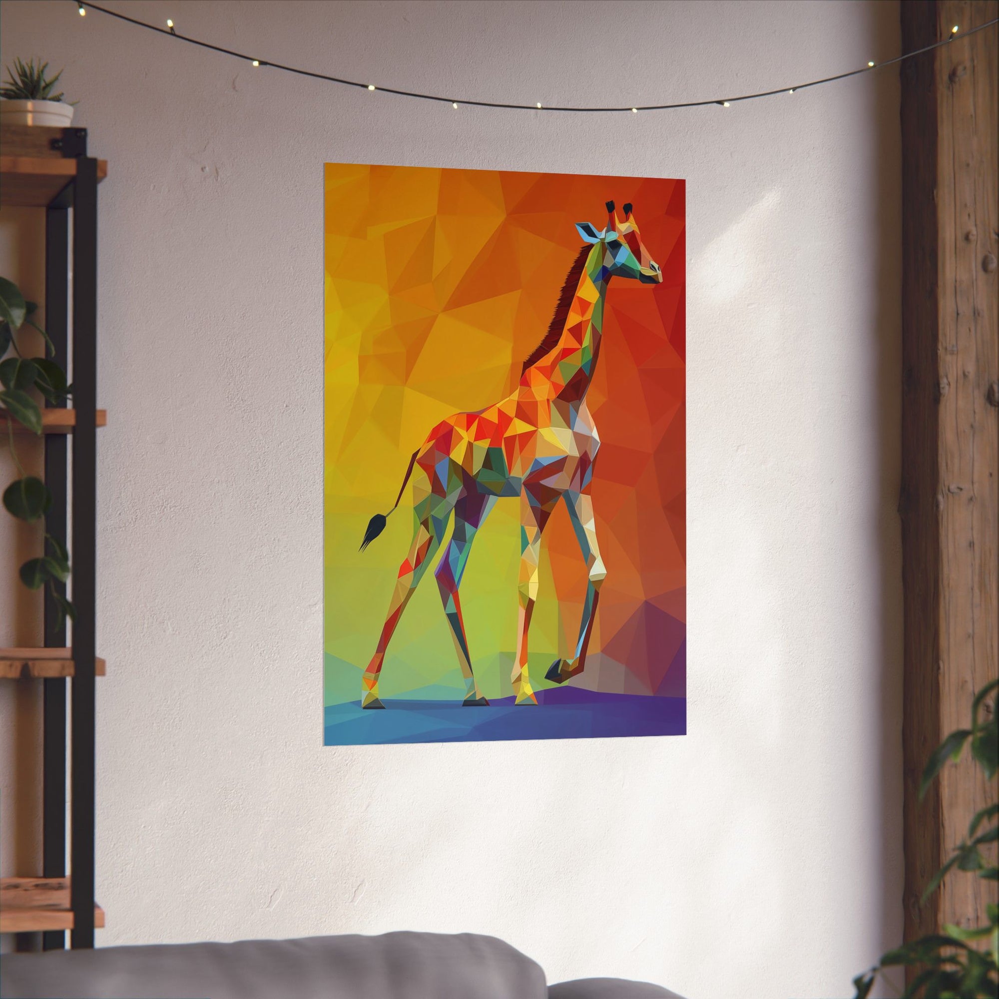 Crystalline Giraffe Poster