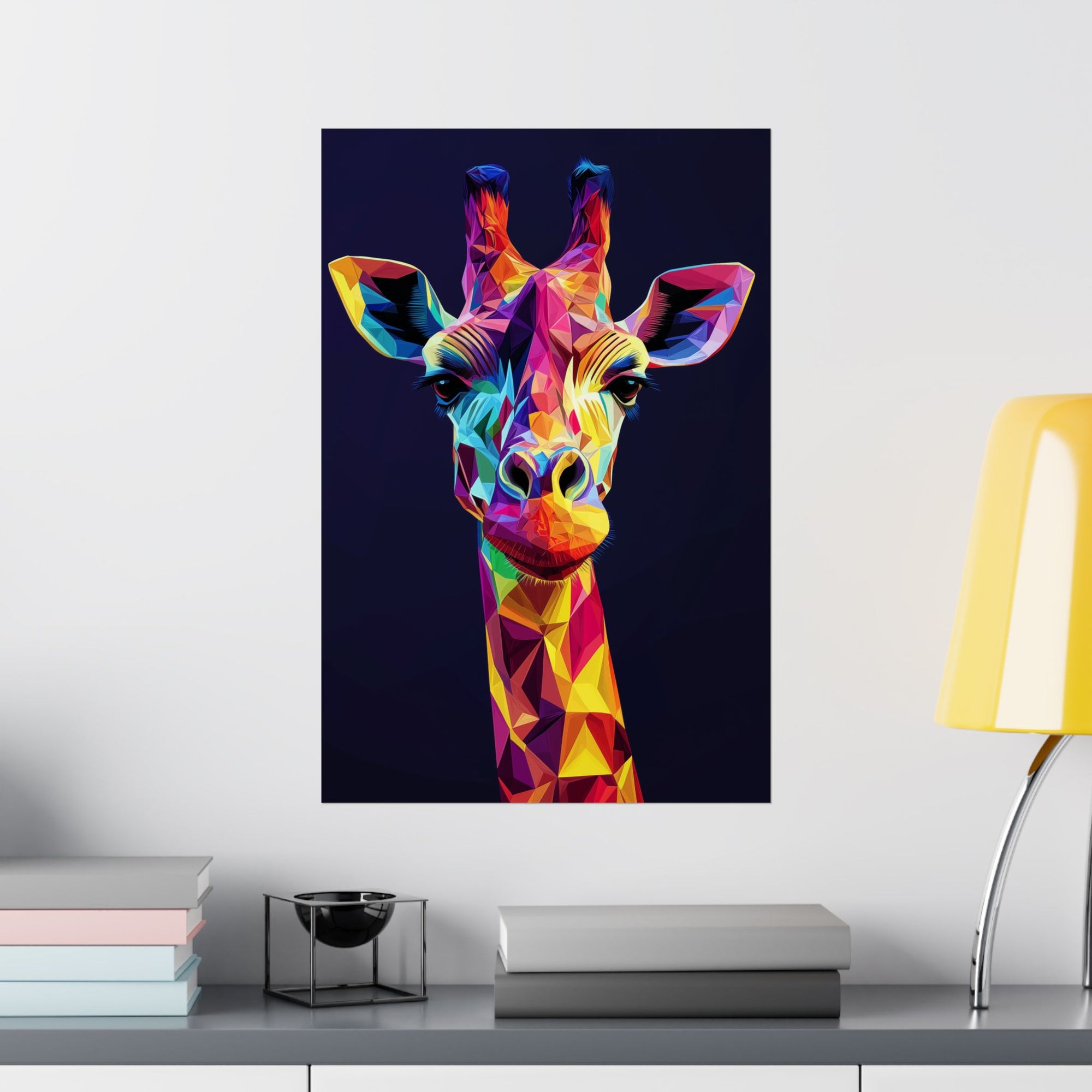 Crystalline Giraffe Poster