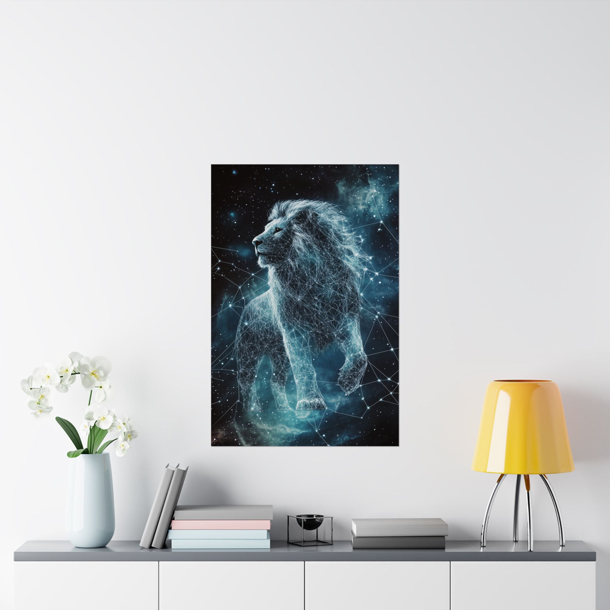 Constellation Lion Poster