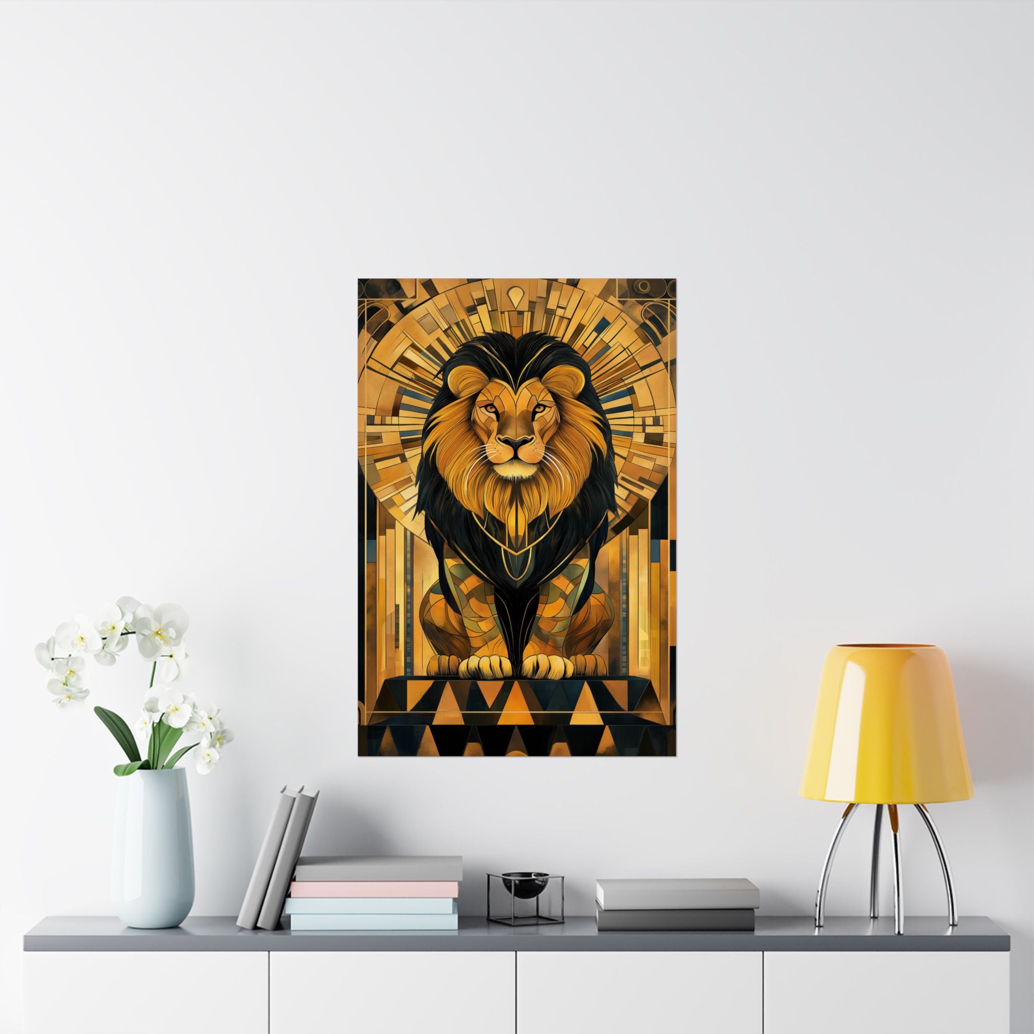 Gilded Lion Poster