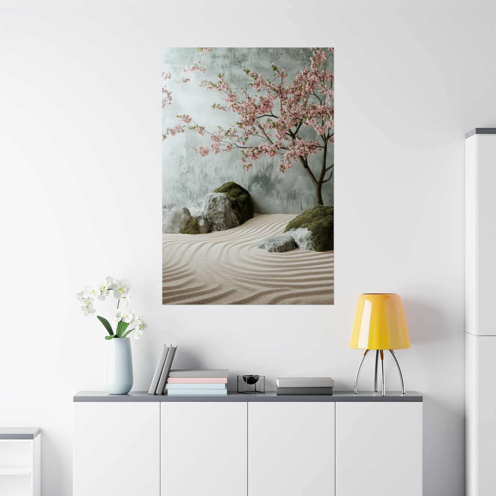 Zen Japanese Garden Poster Wall Art - SynthFrame