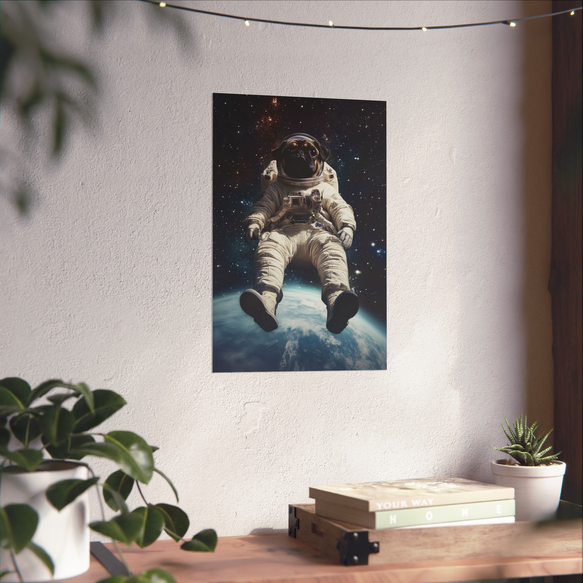 Cosmic Pug Poster