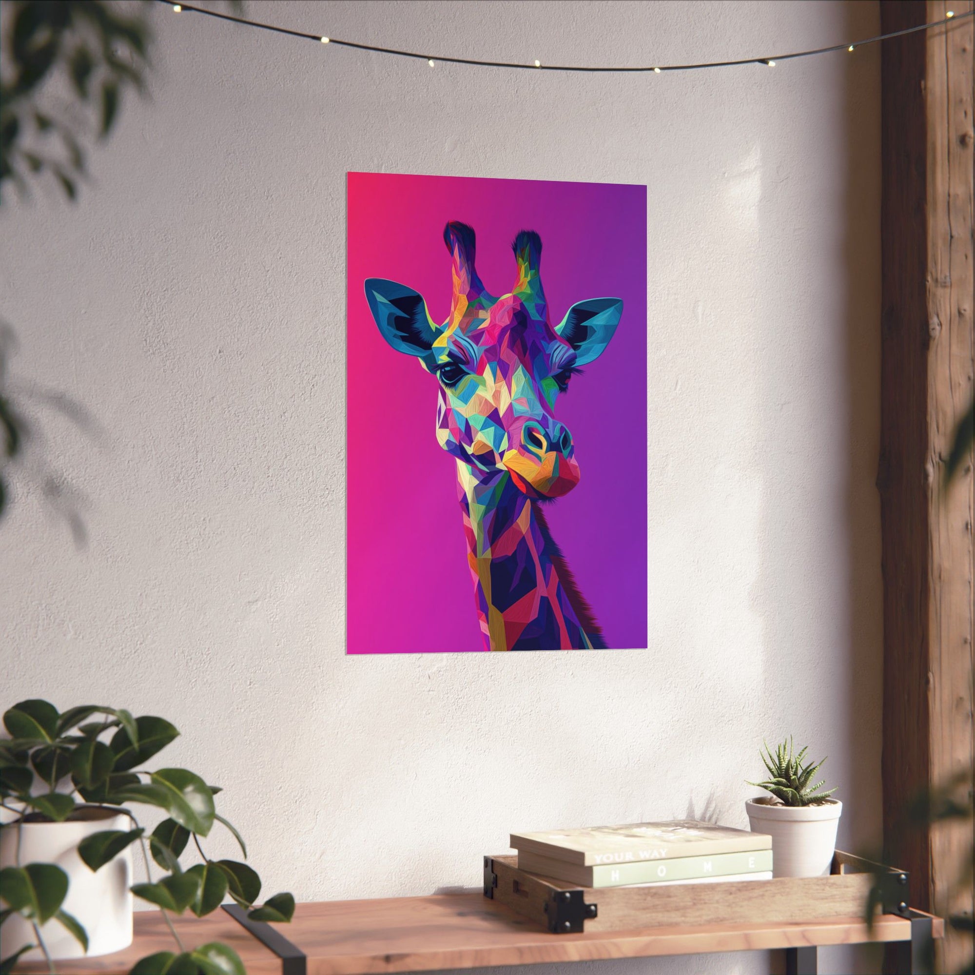 Crystalline Giraffe Poster