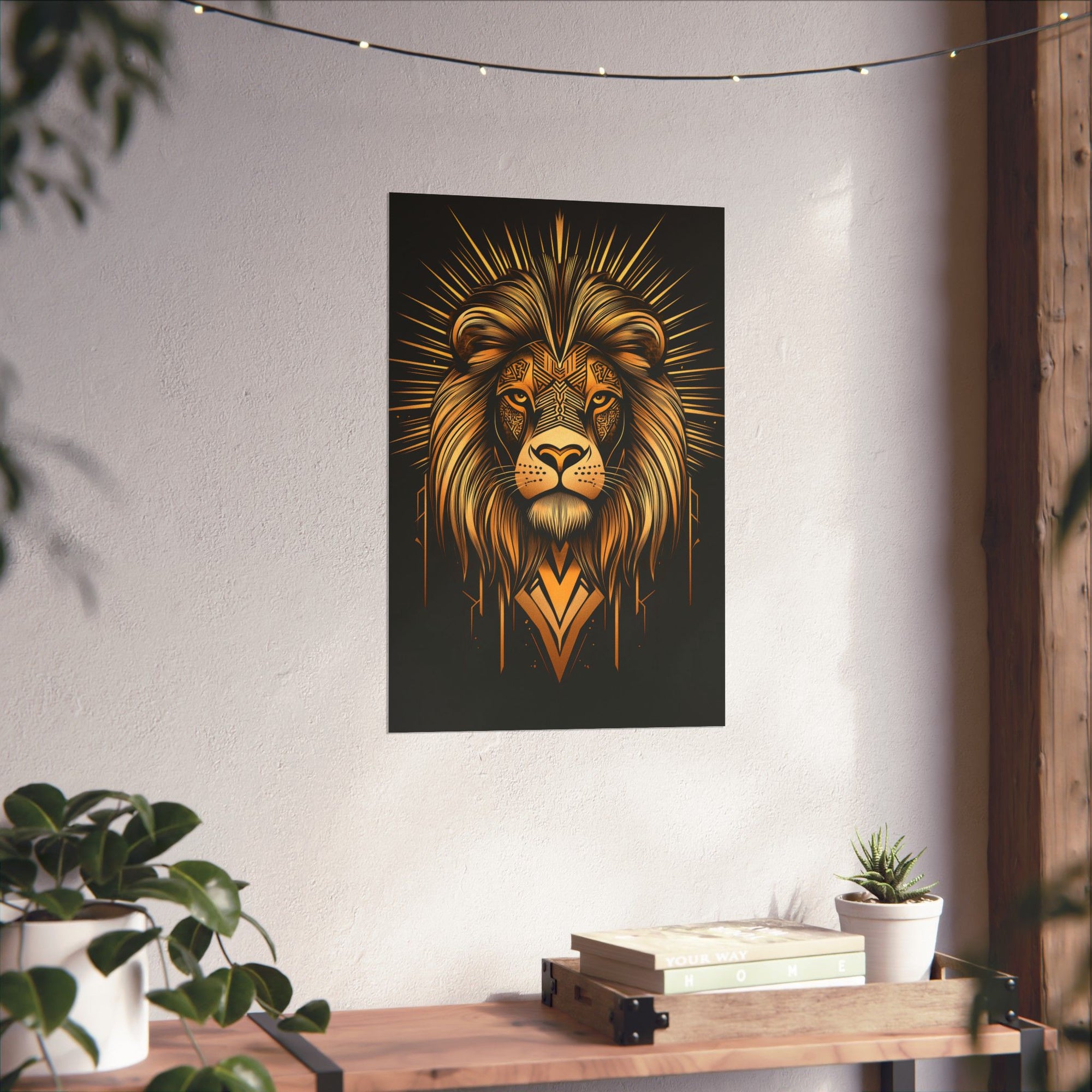 Gilded Lion Poster