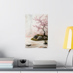 Zen Japanese Garden Poster Wall Art - SynthFrame