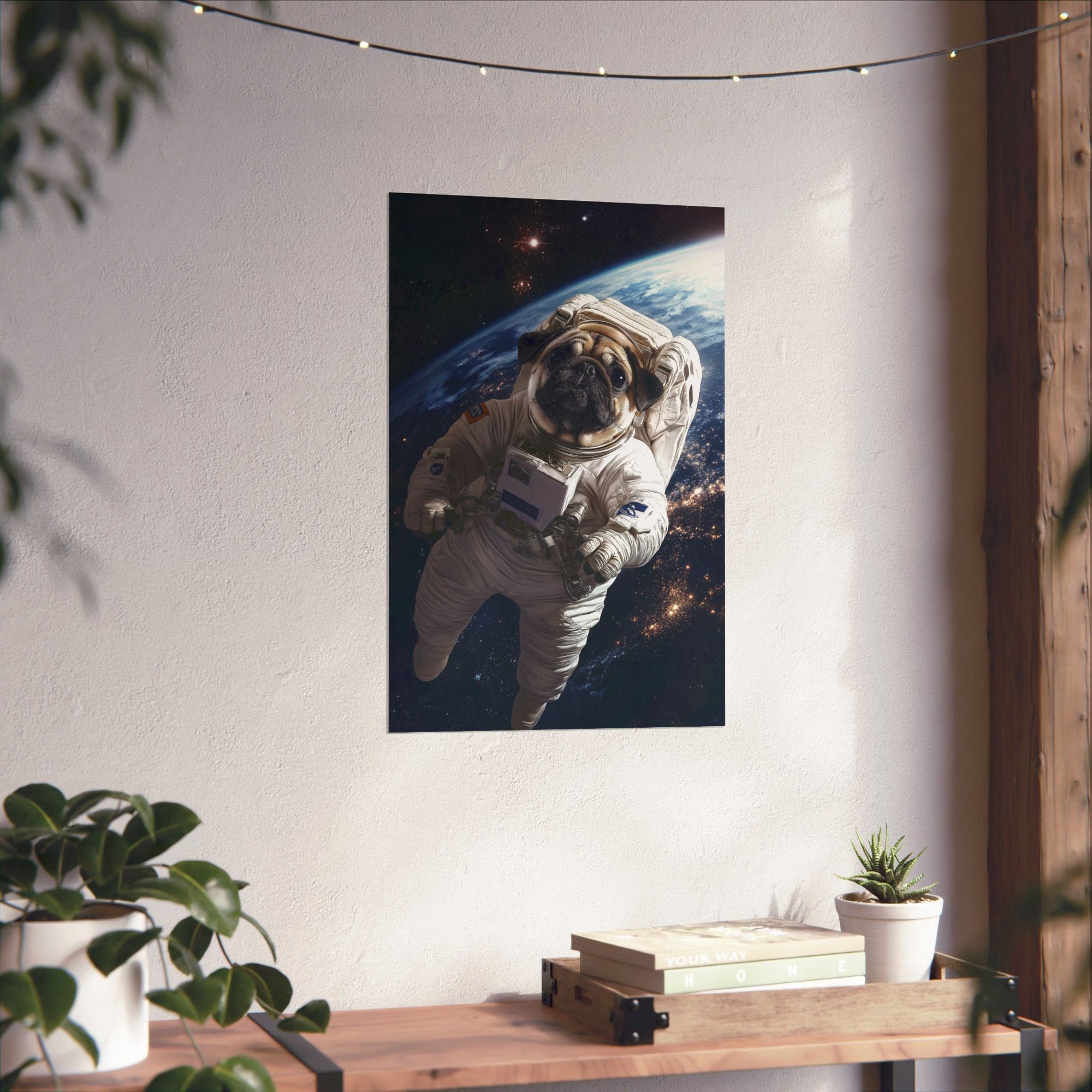 Cosmic Pug Poster