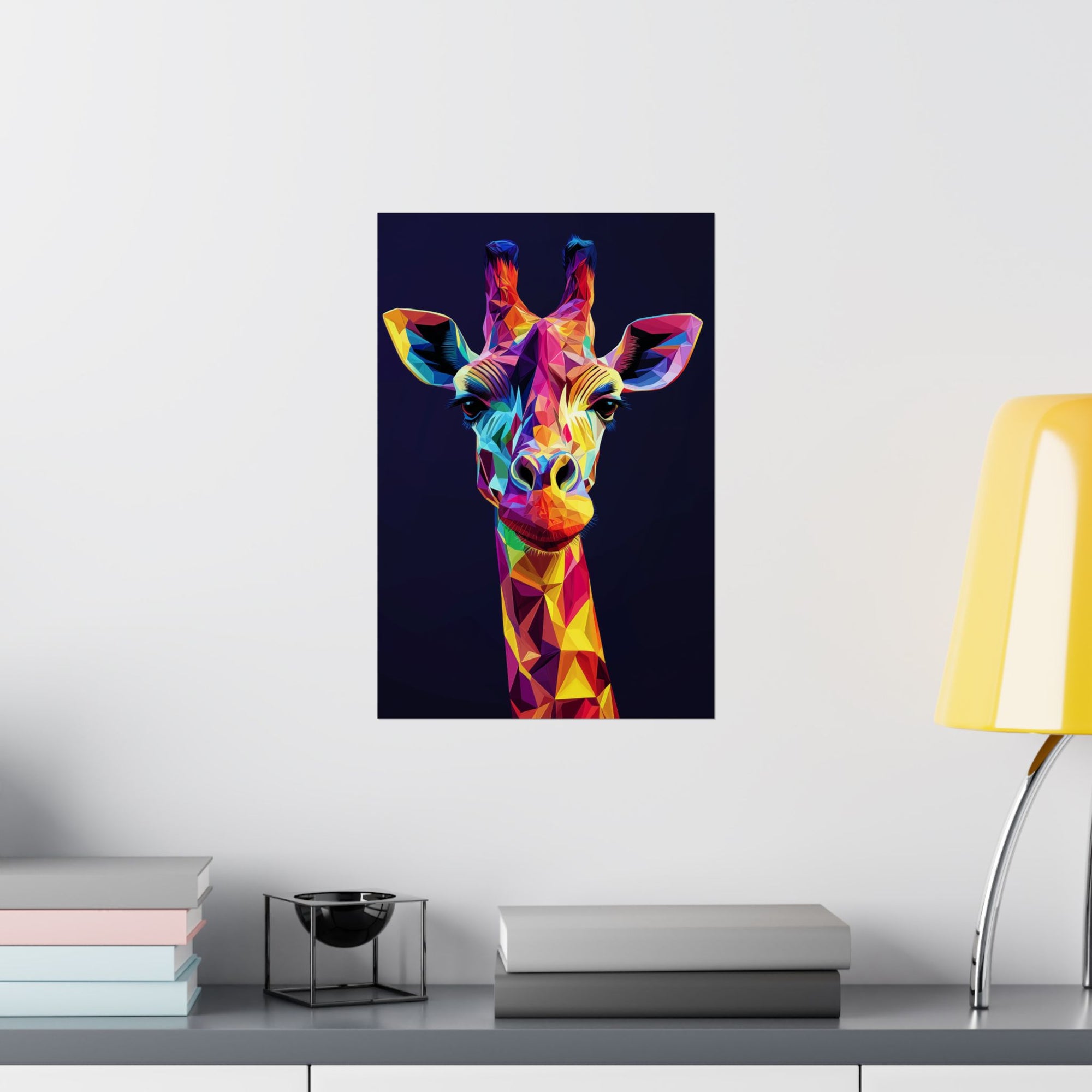 Crystalline Giraffe Poster