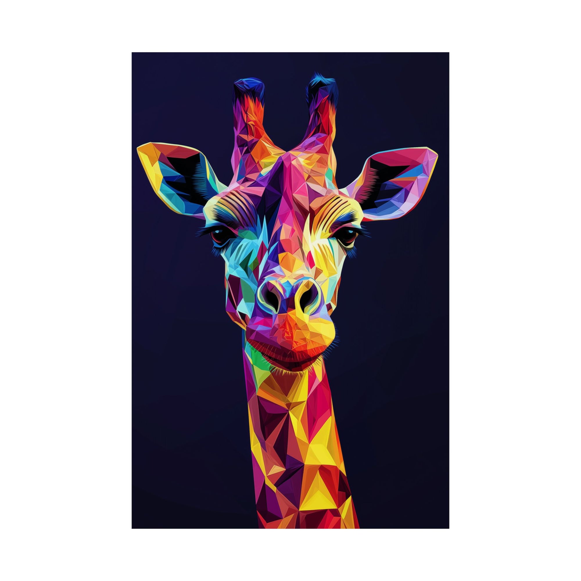 Crystalline Giraffe Poster